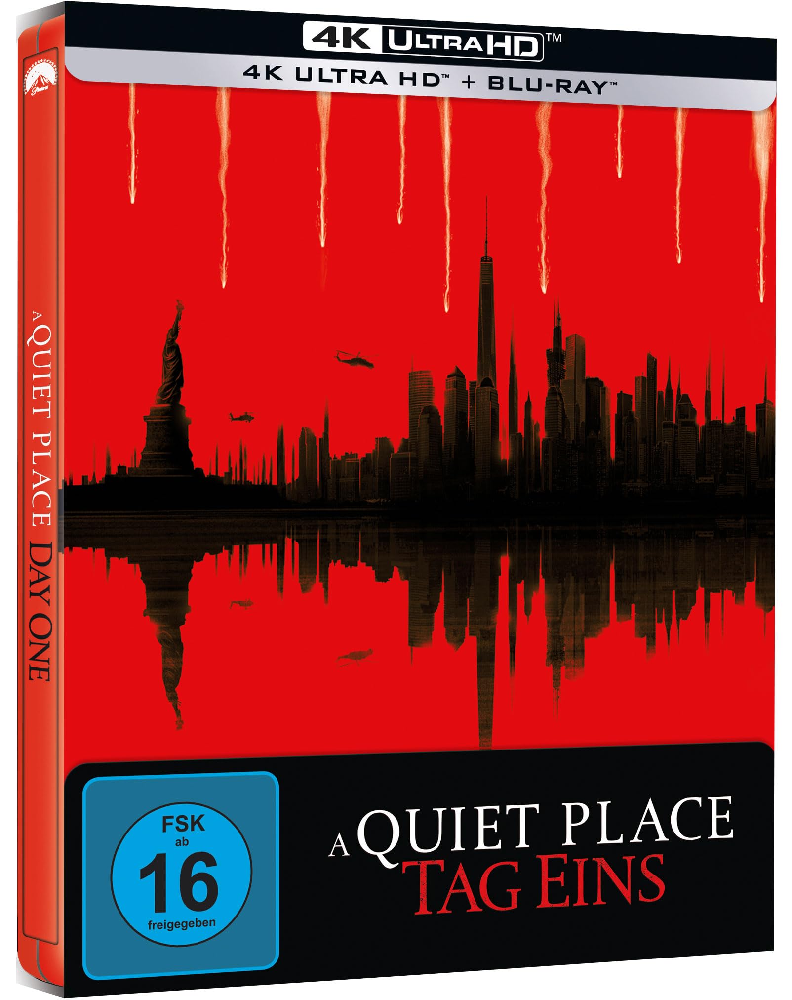 A Quiet Place: Tag Eins limited Steelbook (4K UHD + Blu-ray) exklusiv bei Amazon.de Films