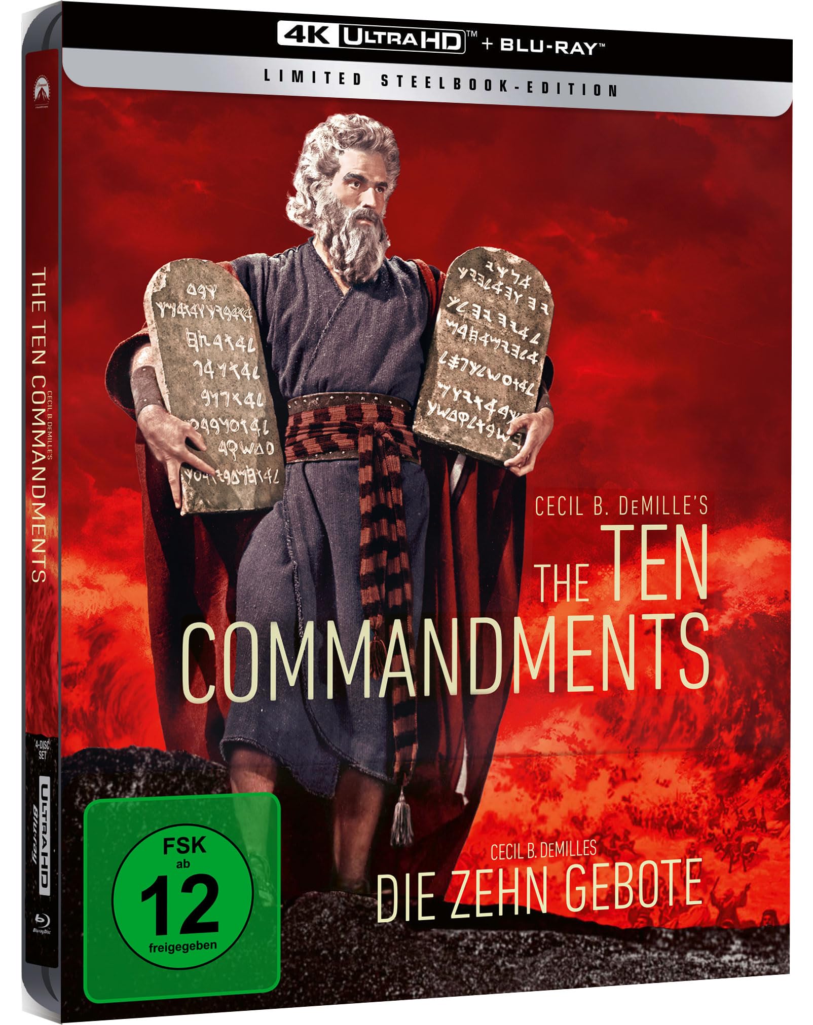 Die zehn Gebote - Limited Steelbook + (exklusiv amazon.de) Films