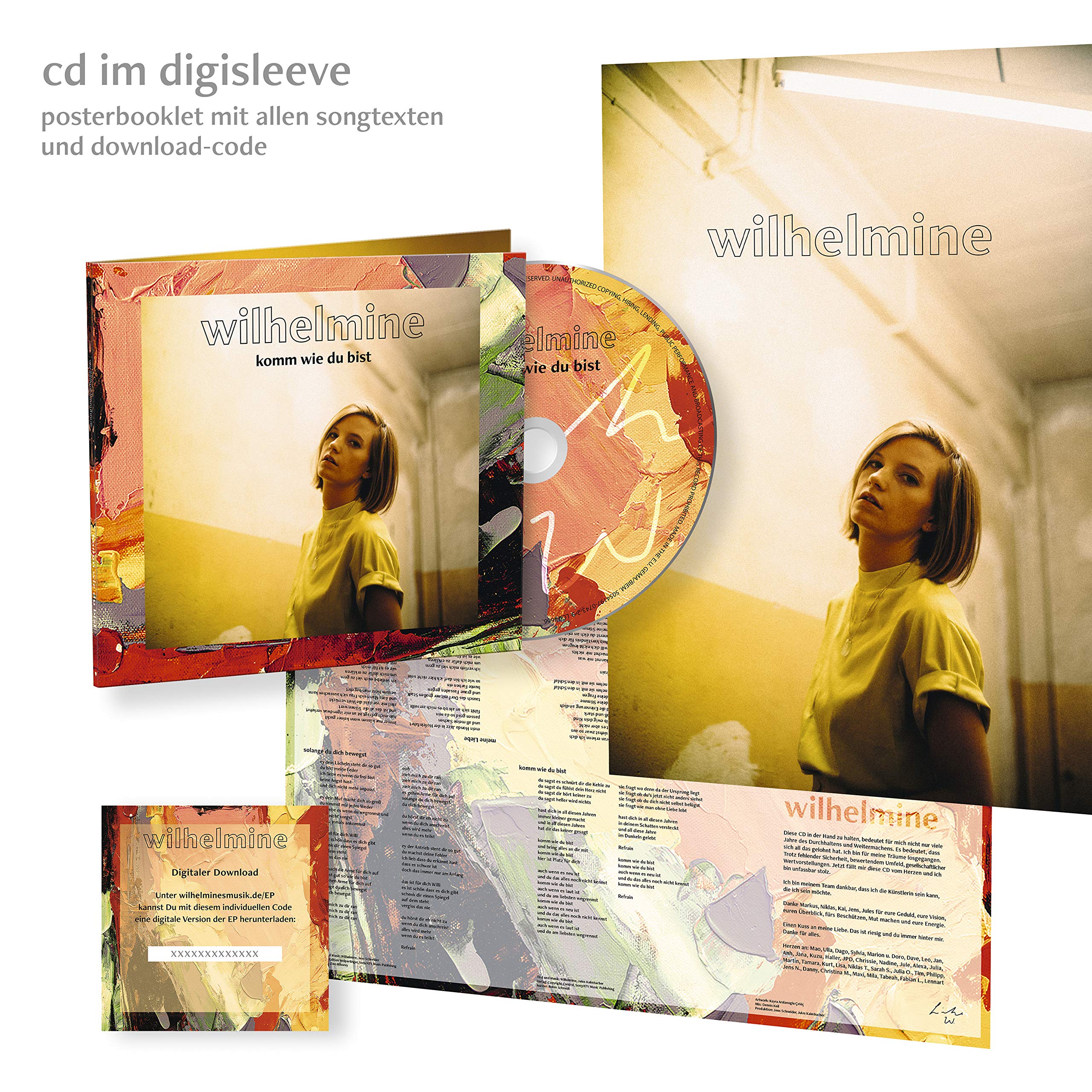 Komm wie du bist EP (Limitierte Digisleeve CD) Pop
