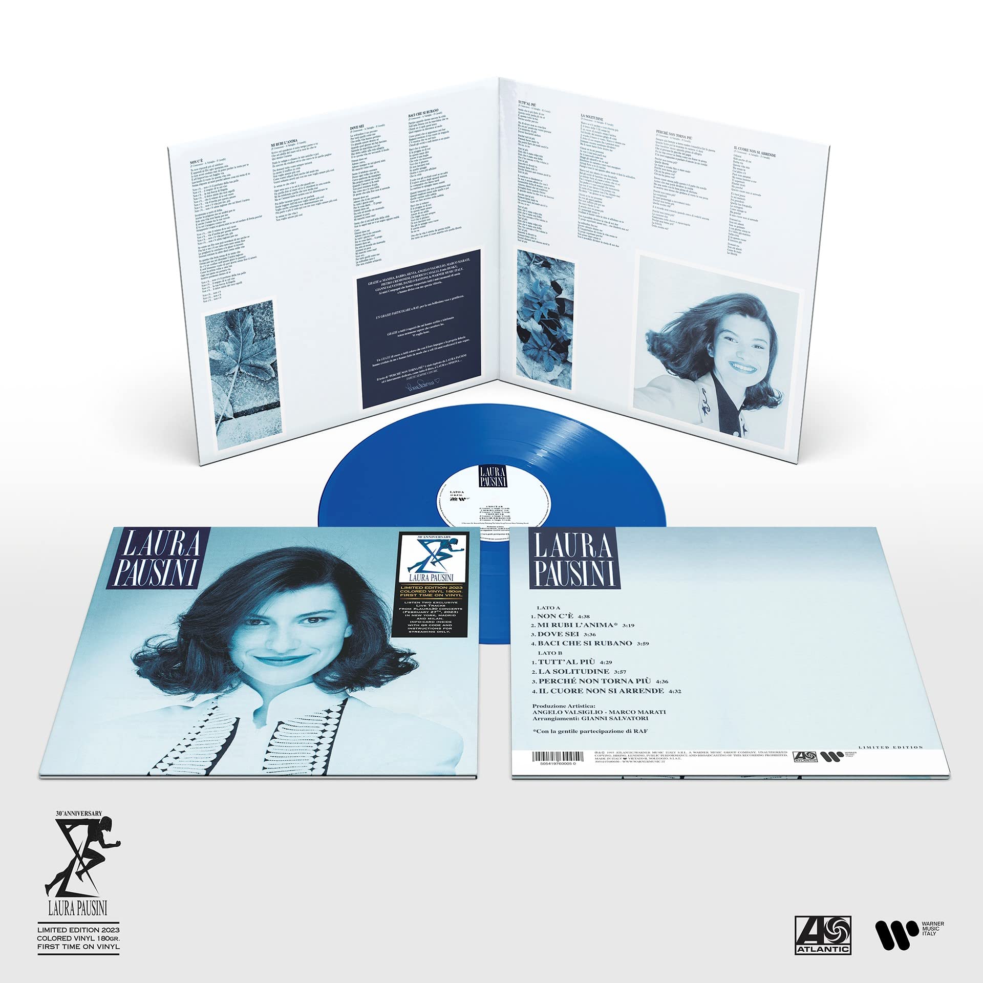 Laura Pausini(Ltd.Edition Clear Blue Vinyl) Funk, R&B & Soul