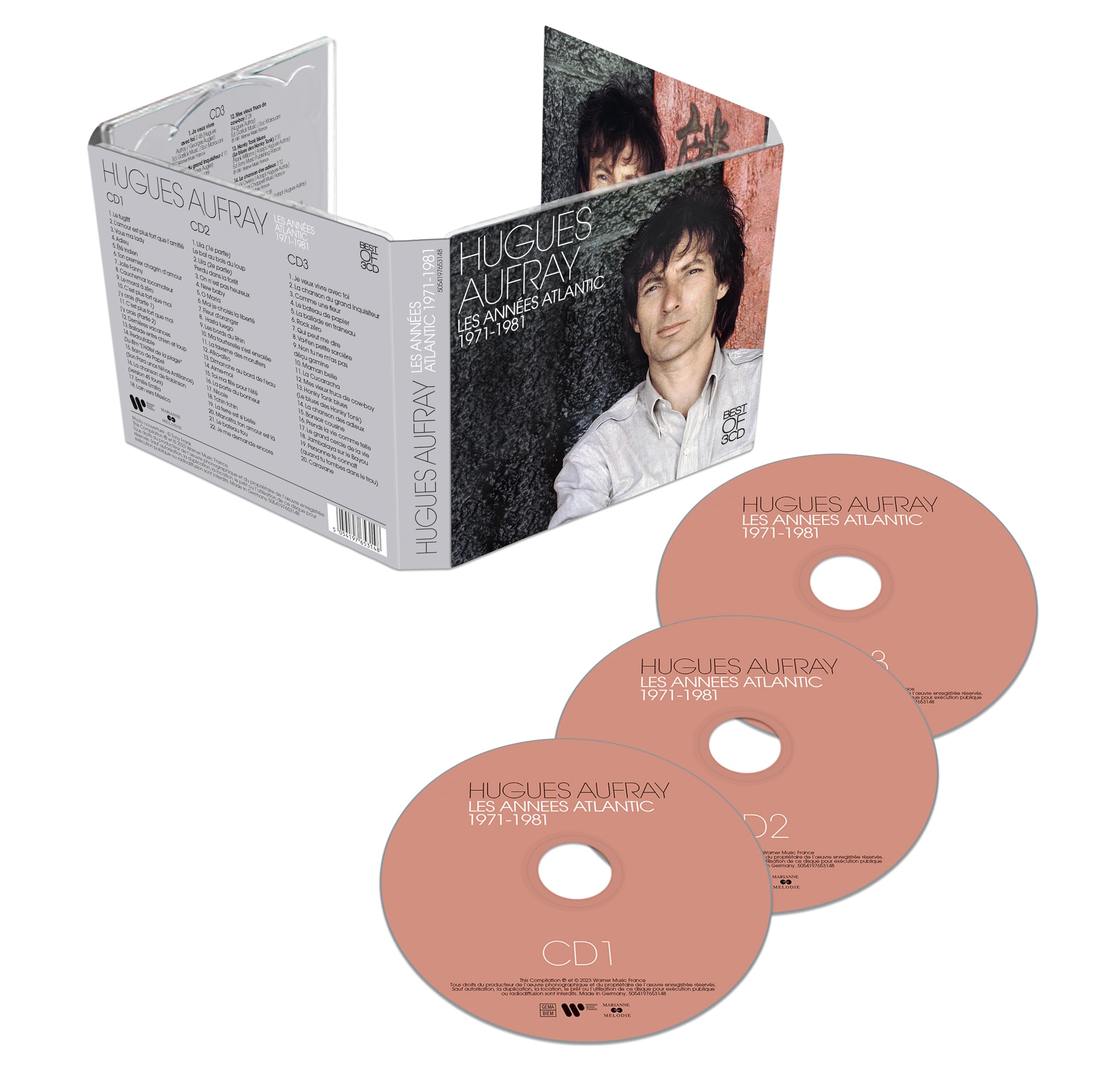 Best of 3cd Les Années Atlantic 1971-1981 cd