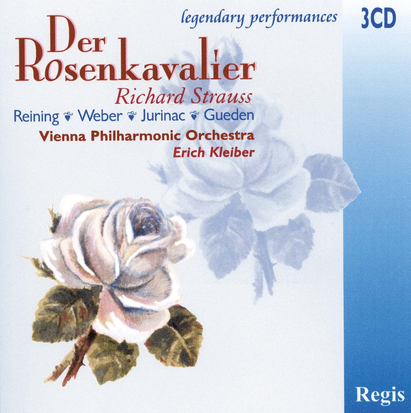 Strauss : Le Chevalier à la Rose. Reining, Jurinac, Kleiber. cd