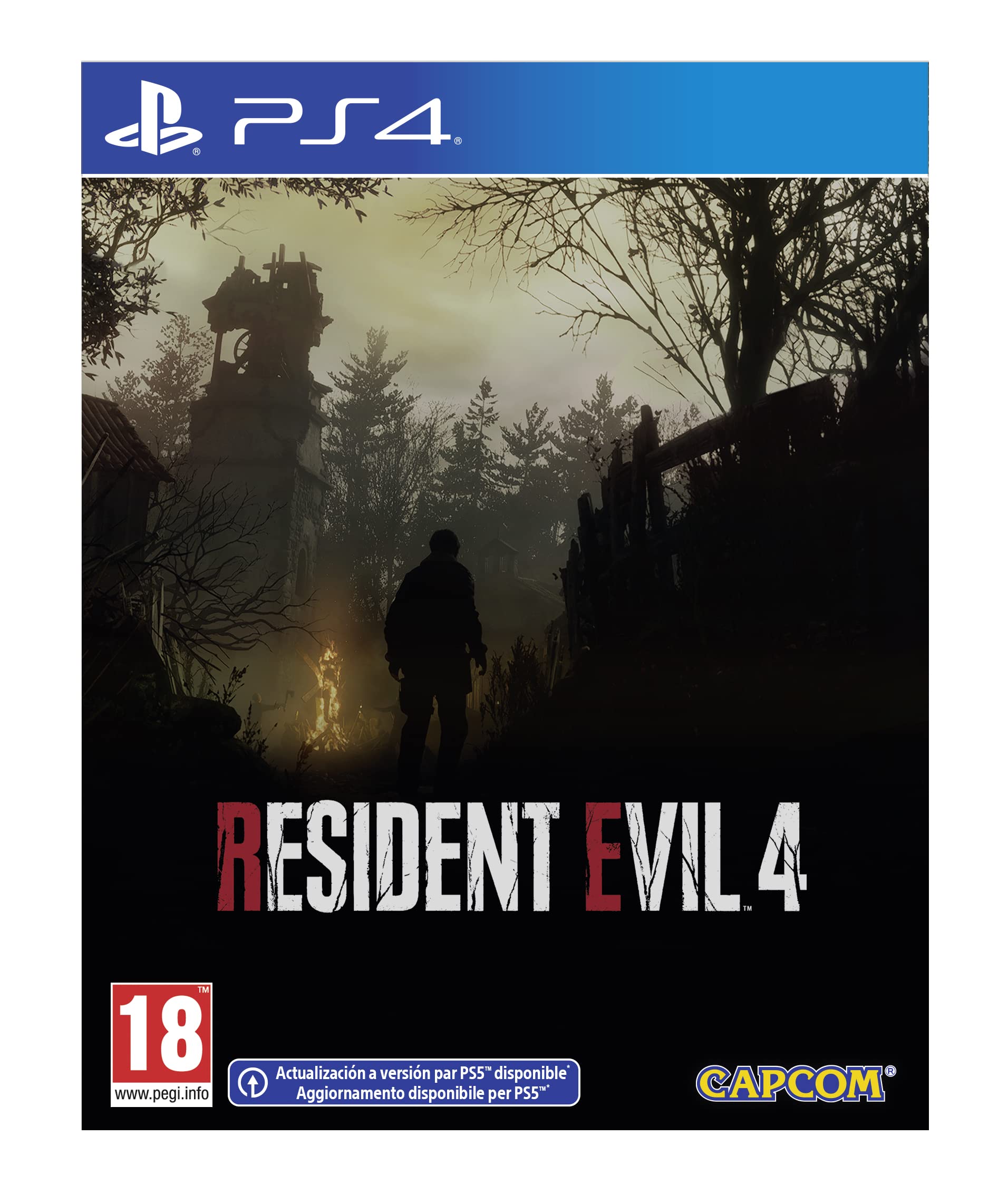 Resident Evil 4 Remake für PS4 (Steelbook Edition) (100% UNCUT) (Spanisch Verpackung) PlayStation 4