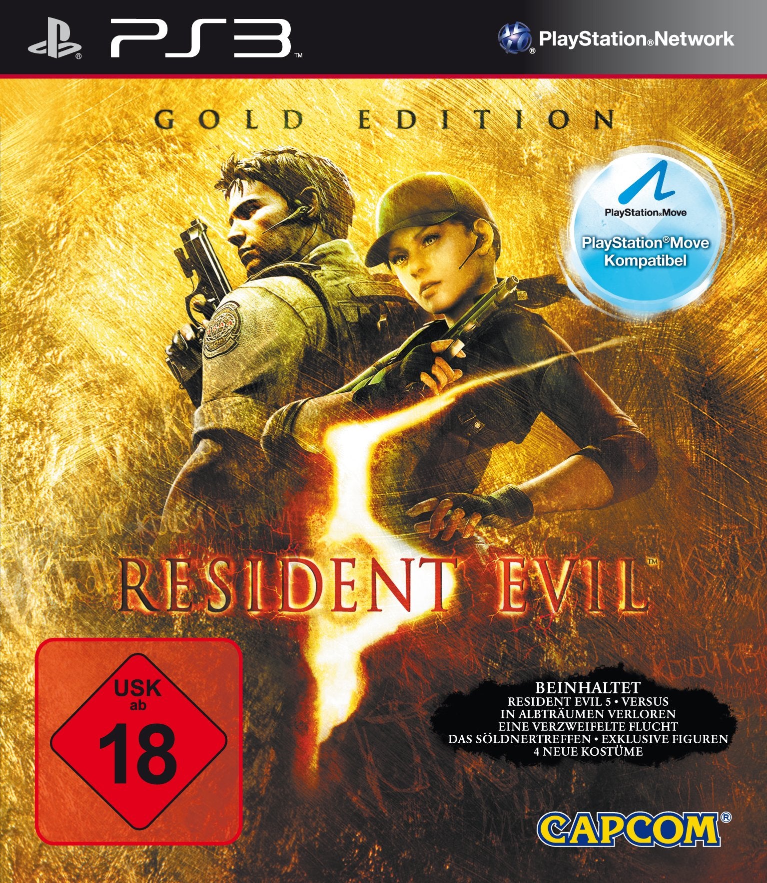Resident Evil 5 - Gold (Move-Edition) PlayStation 3