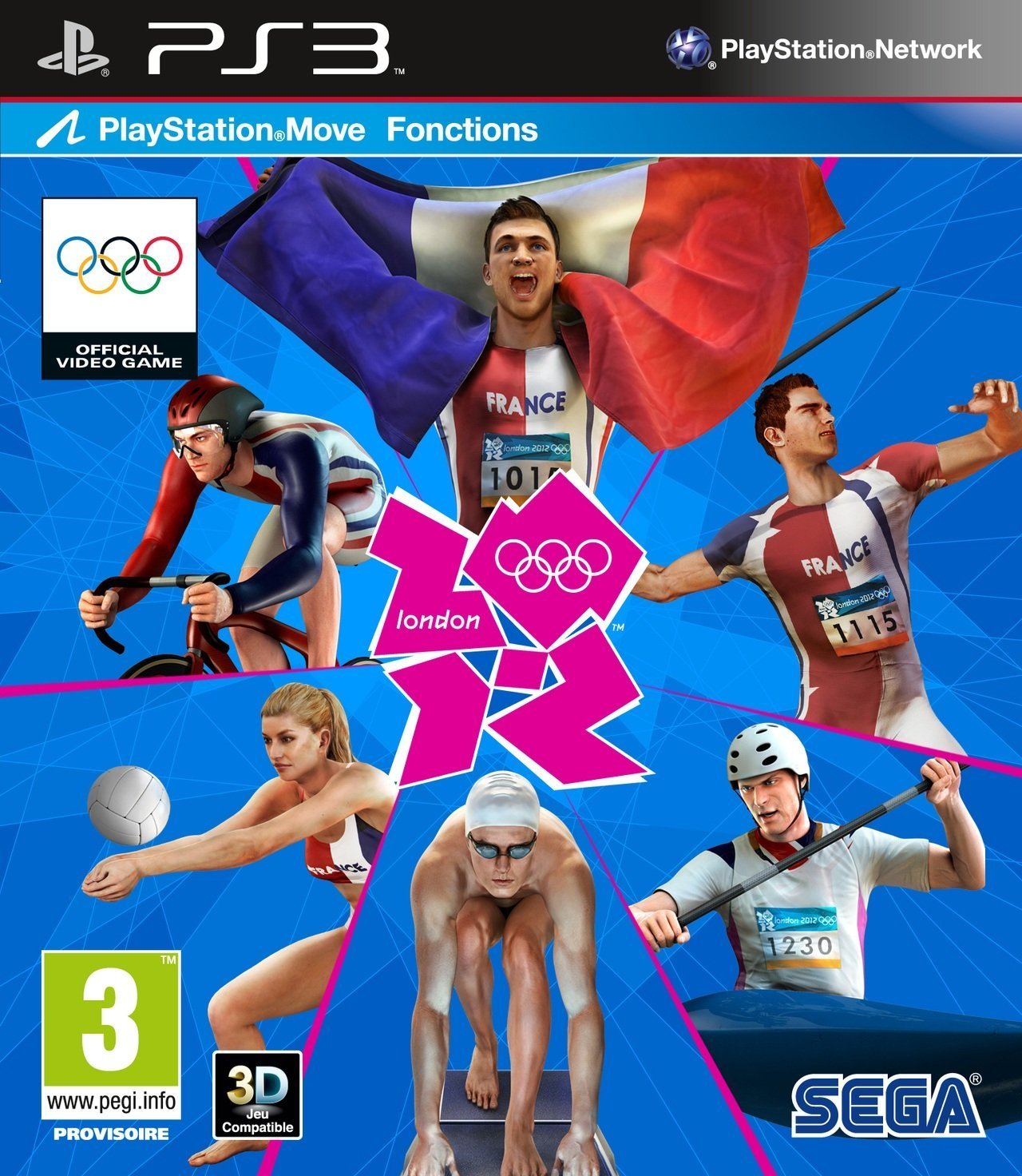 SEGA Londres 2012 : le jeu vidéo officiel des JO PlayStation 3