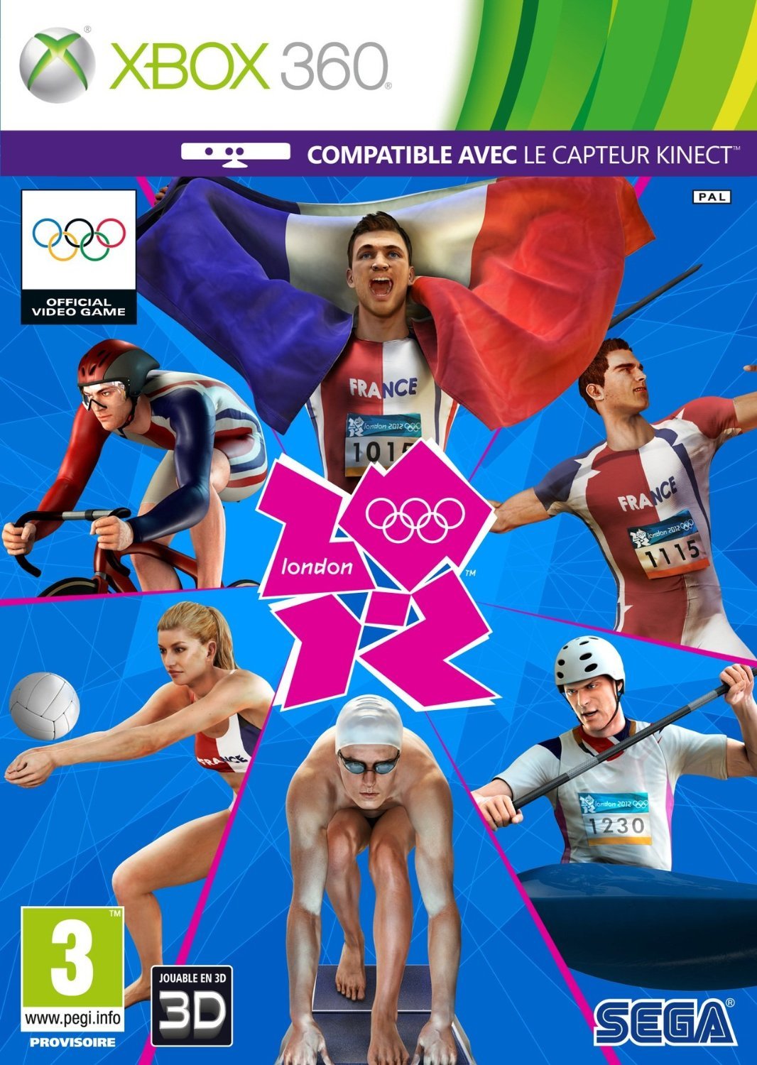 SEGA Londres 2012 : le jeu vidéo officiel des JO Xbox 360