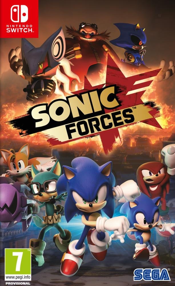 SEGA VP Sonic Forces SWI, Schwarz, 5055277029532 Nintendo Switch