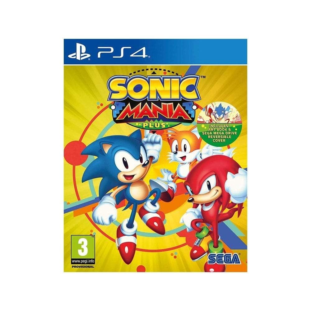 Sonic Mania Plus Inc Artbook and Sleeve (PS4) [ PlayStation 4