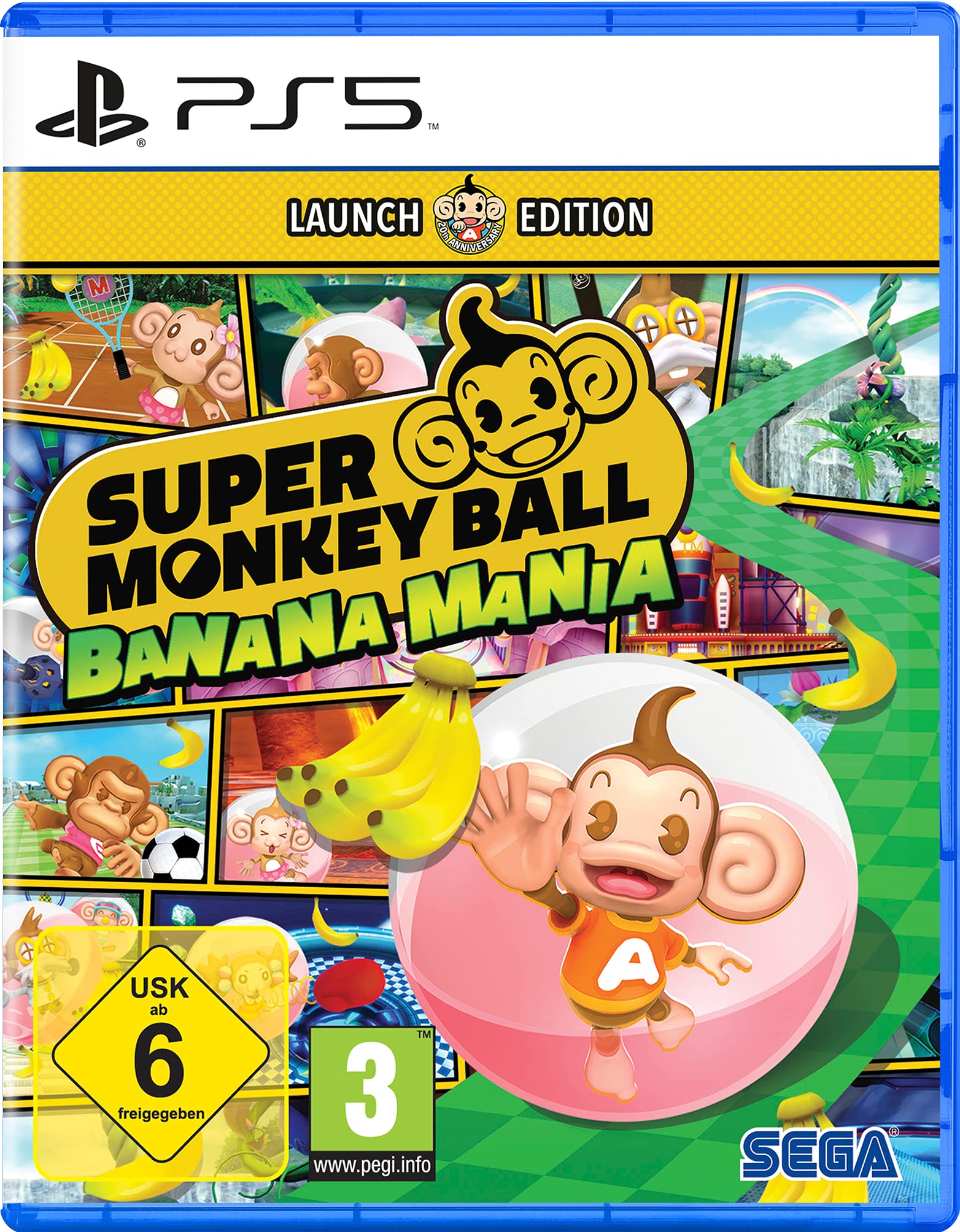 Super Monkey Ball Banana Mania Launch Edition (PlayStation PS5) PlayStation 5
