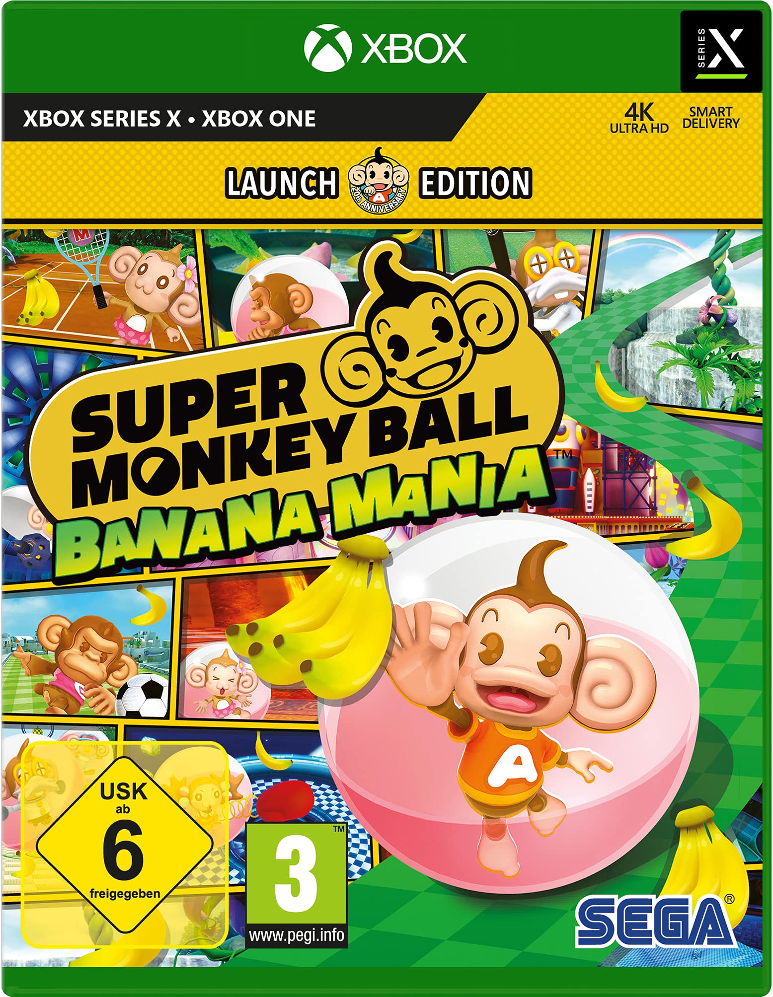 Super Monkey Ball Banana Mania Launch Edition (Xbox One Series X) Xbox One