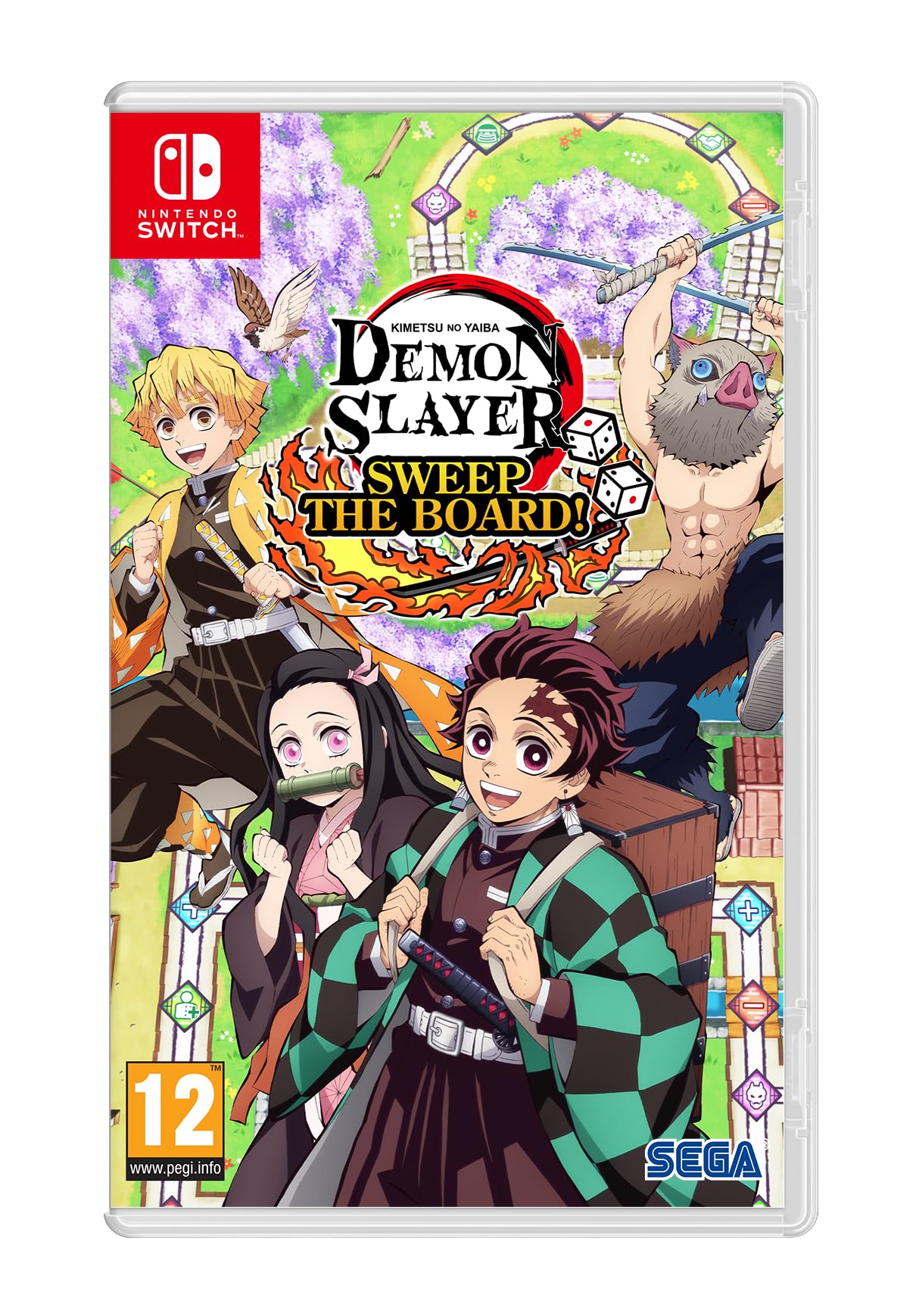 Demon Slayer -Kimetsu no Yaiba- Sweep the Board! (Nintendo Switch) game