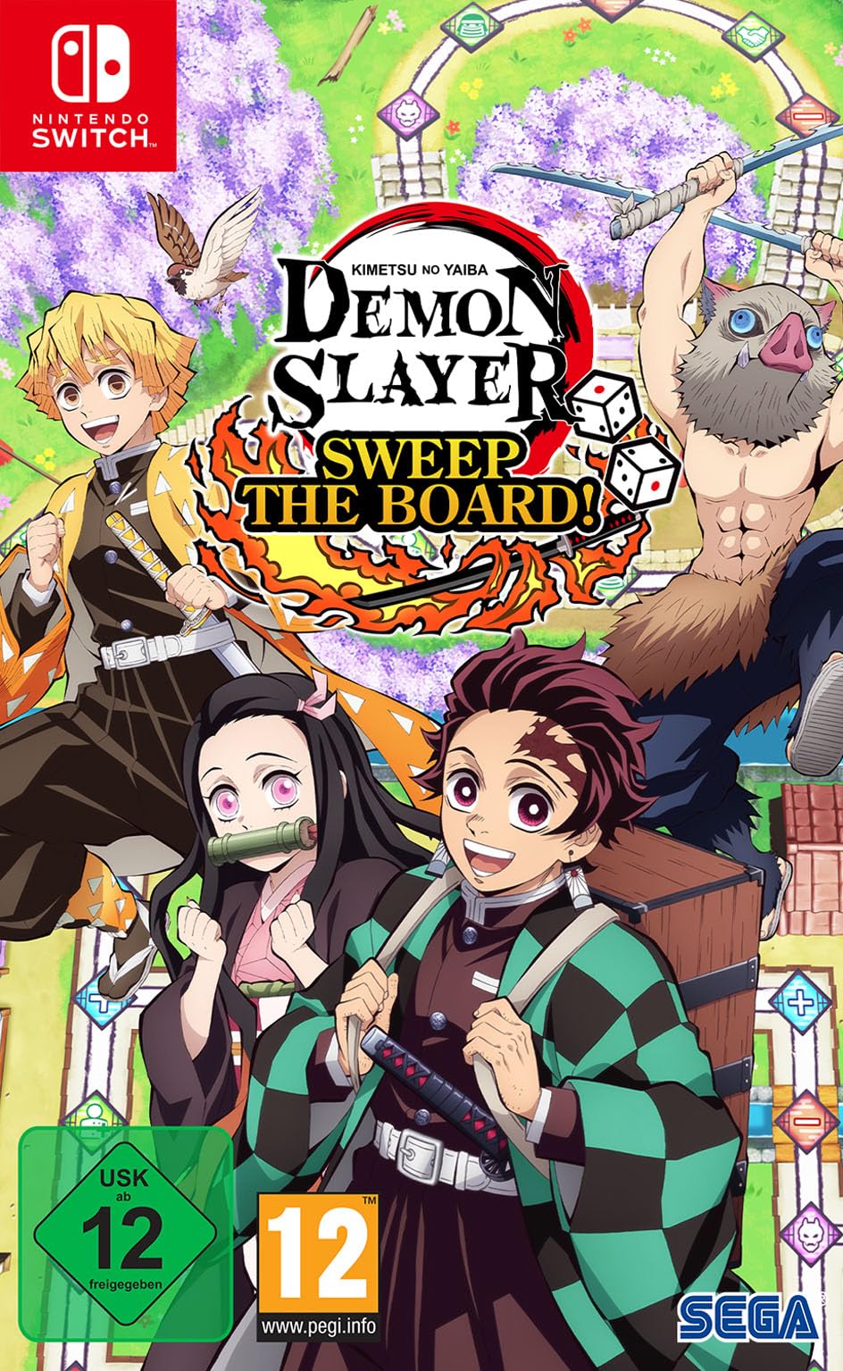 Demon Slayer -Kimetsu no Yaiba- Sweep the Board! (Switch) Nintendo Switch