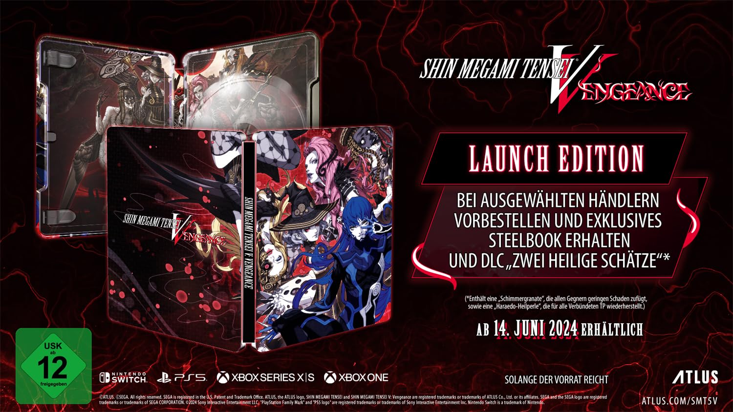 Shin Megami Tensei V: Vengeance Launch Edition (Nintendo Switch) Golden Joystick Nominee Nintendo Switch