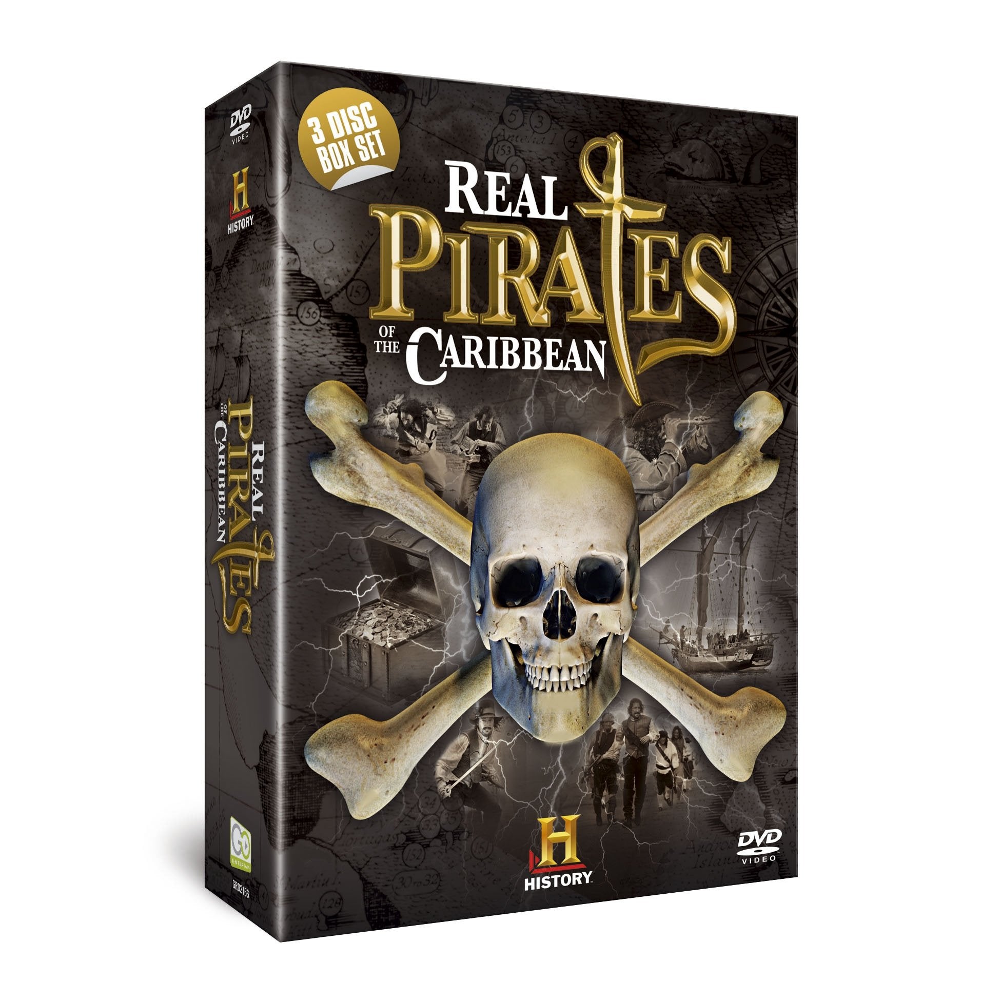 Real Pirates Of The Caribbean - Triple Dvd Films