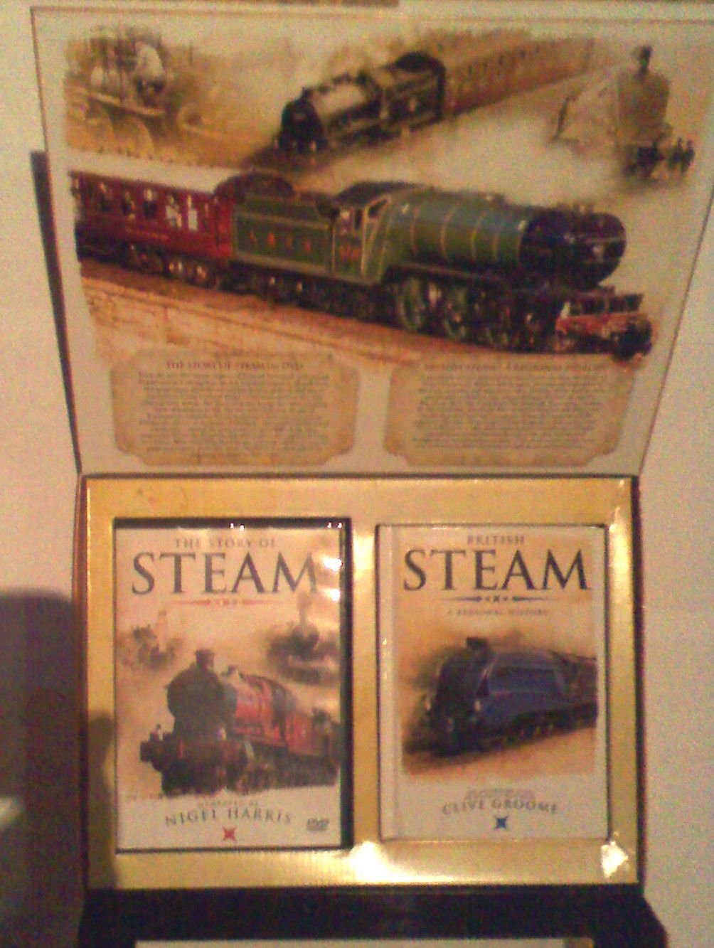 Exclusive DVD & Book The Complete Story of Steam dvd