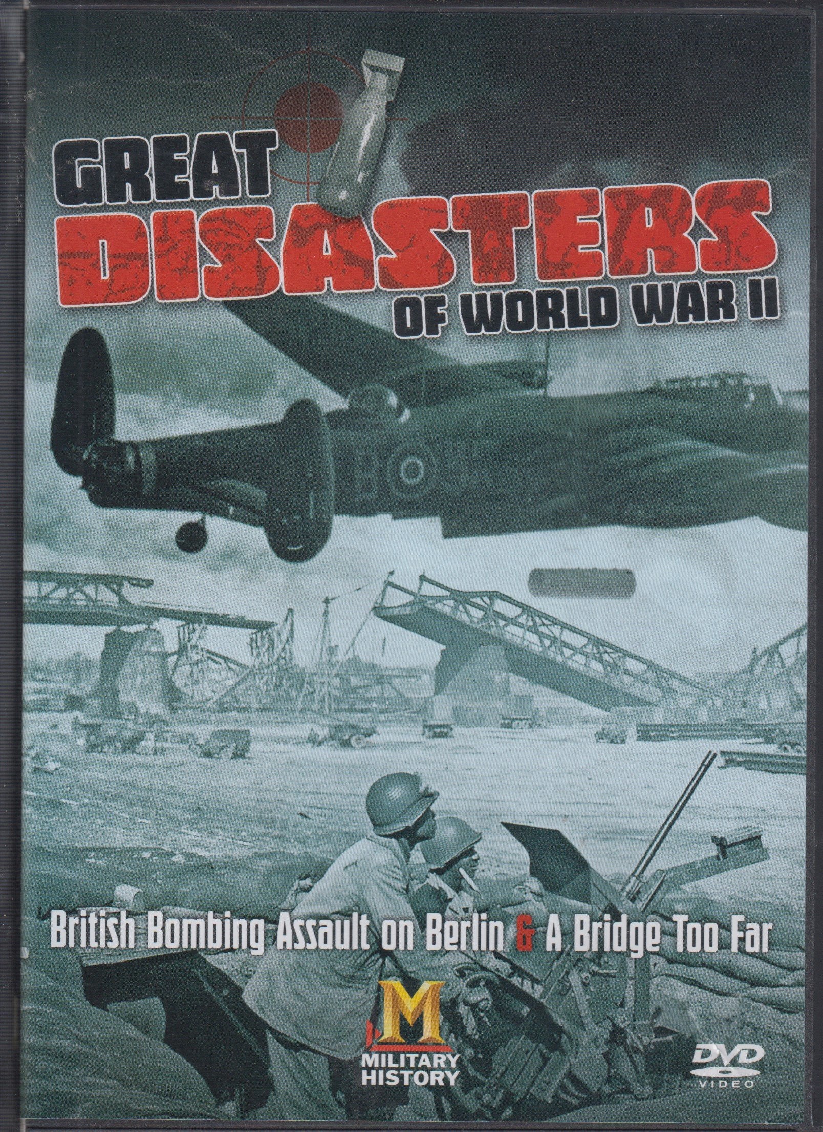 Great Disasters of World war 2 -British Bombing Assault on Berlin & A bridge Too far DVD Films