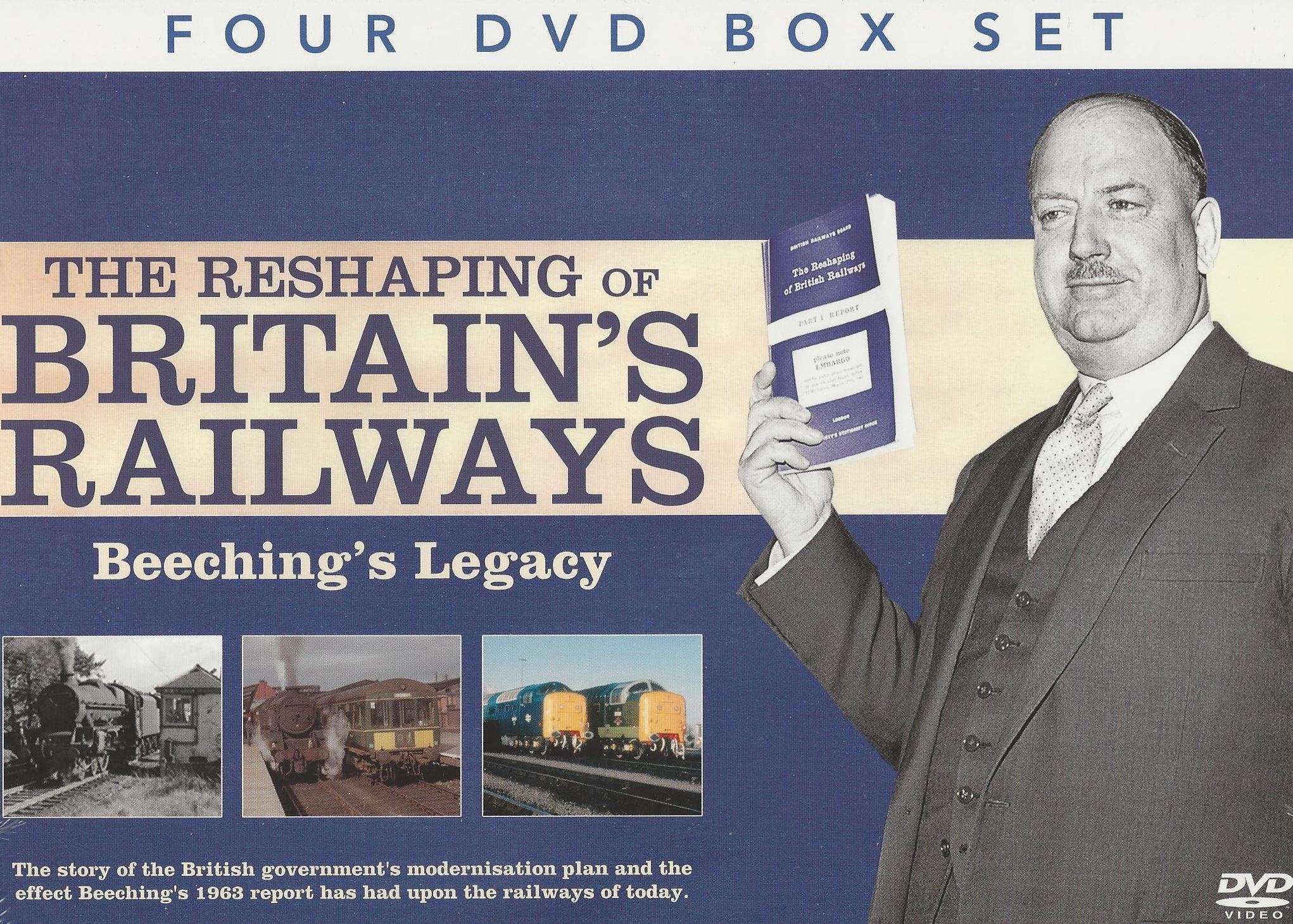 THE RESHAPING OF BRITAIN'S RAILWAYS Beeching's Legacy 4 DVD BOX SET Films