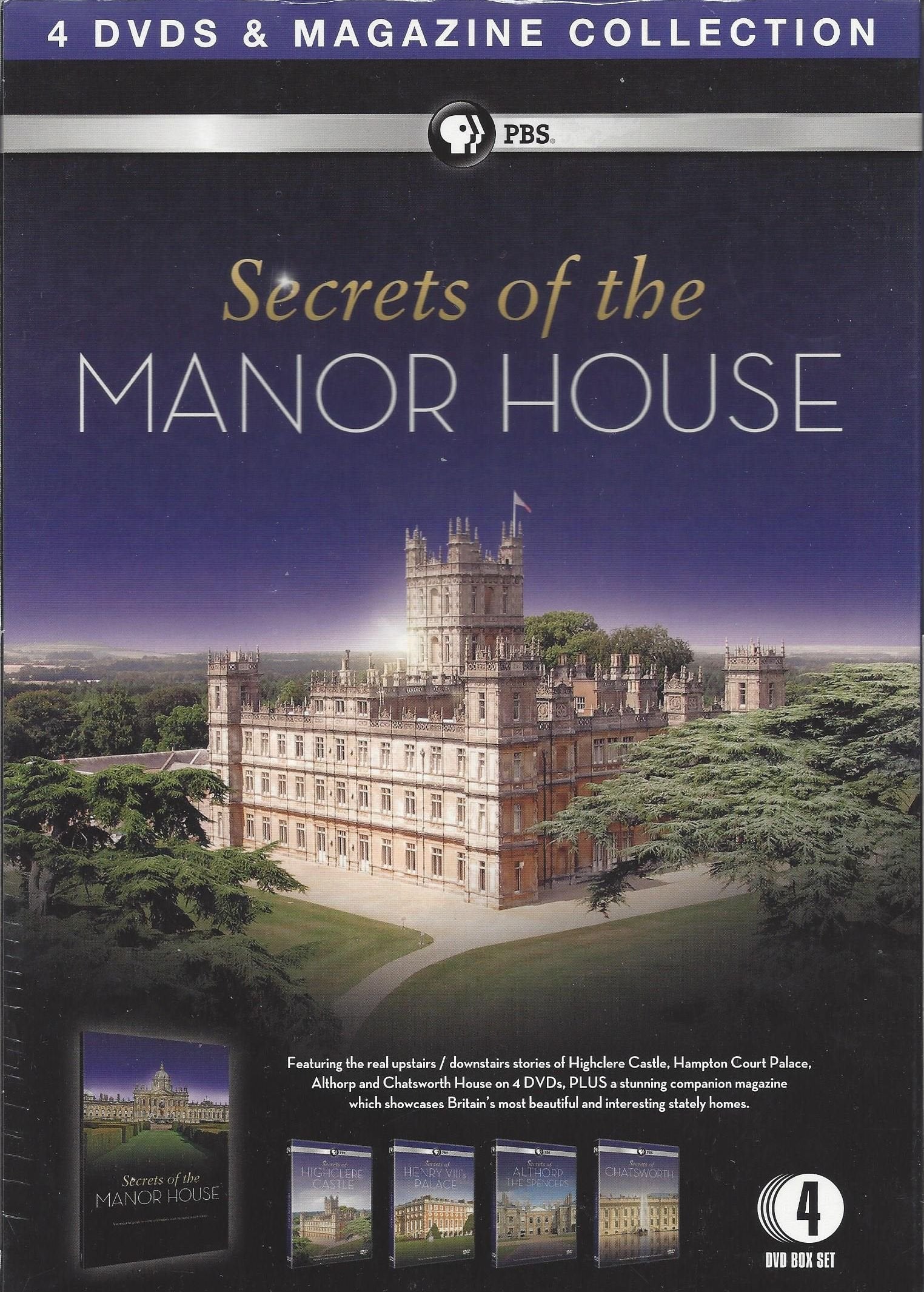 Secrets of the Manor House - 4 DVD & Magazine Collection Films
