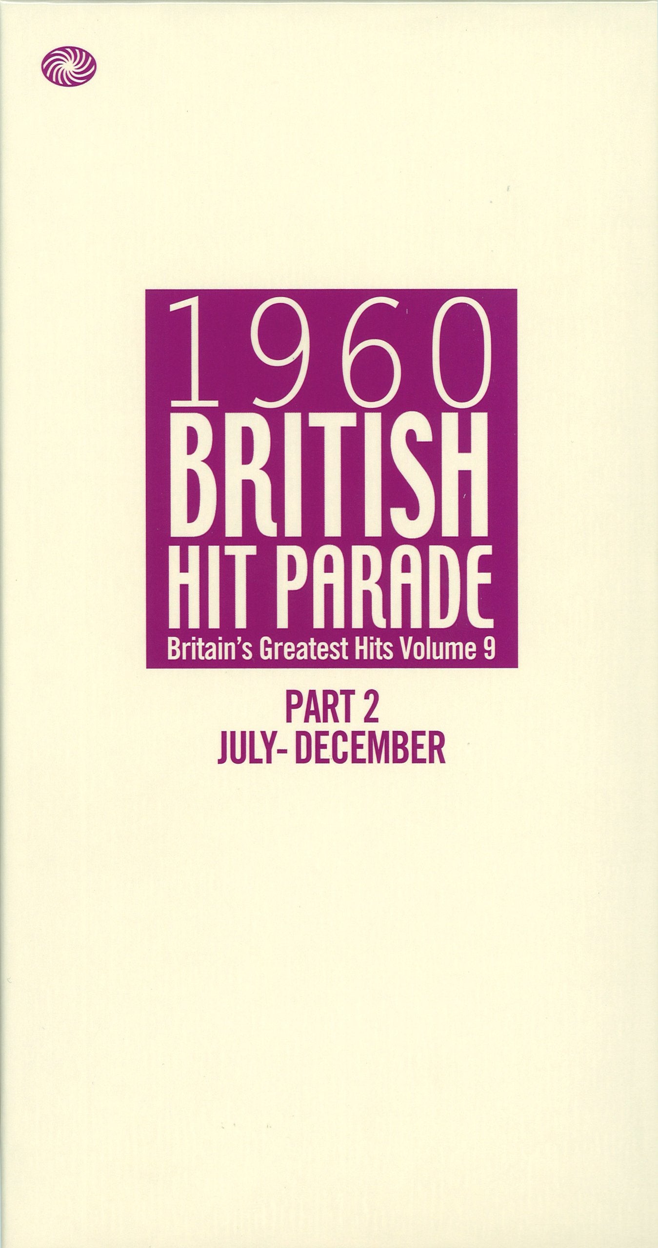 1960 British Hit Parade Pt.2 (July-Dec) Pop