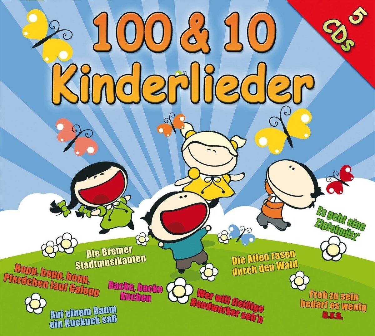 100 & 10 Kinderlieder Children & Young People Audio Books