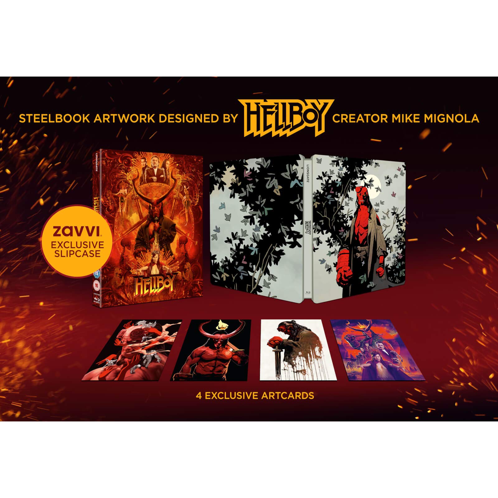 Hellboy - Call Of Darkness 4K Ultra HD (Inkl. 2D Blu-ray) Blu-ray Steelbook – Zavvi Exklusive ohne deutschen Ton, Movies