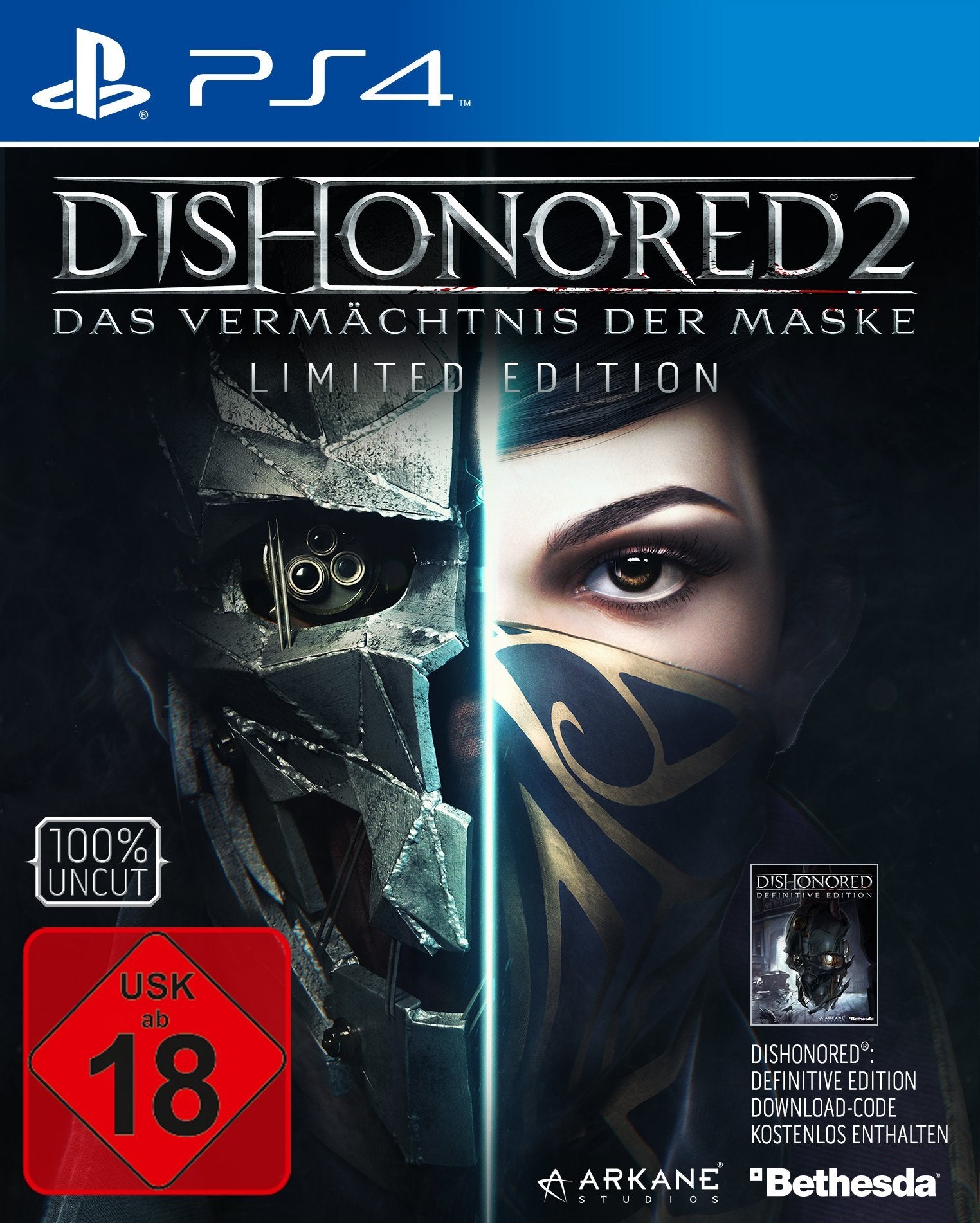 Dishonored 2: Das Vermächtnis der Maske - Limited Edition (inkl. Definitive Edition) PlayStation 4