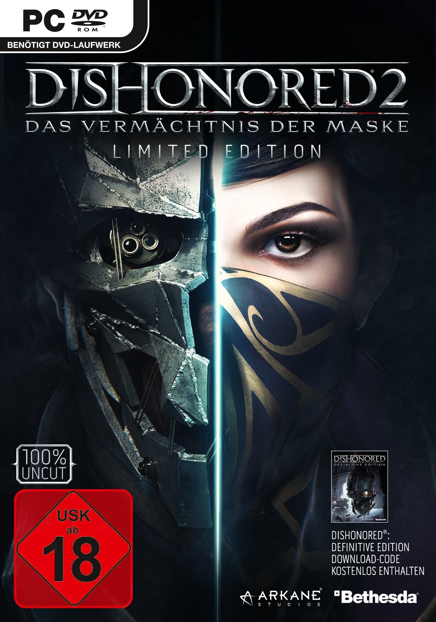 Dishonored 2: Das Vermächtnis der Maske - Limited Edition (inkl. Definitive Edition) PC