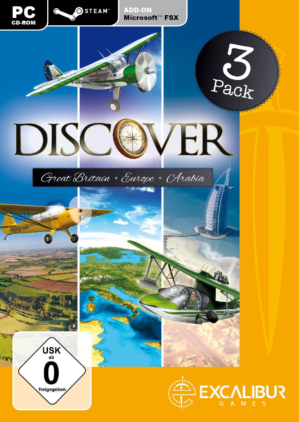 Flight Simulator X - Discover Series (Great Britain / Europe / Arabia) (Add-on) PC