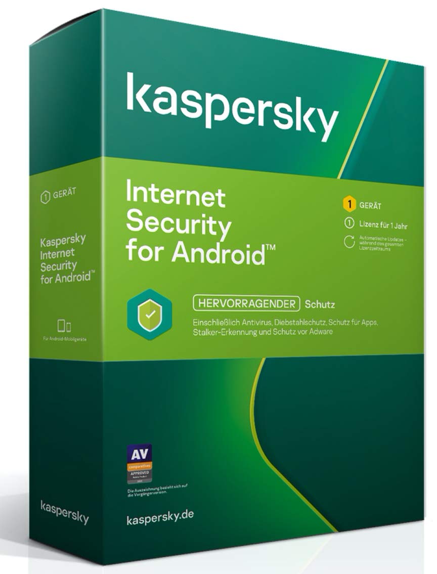 Kaspersky Internet Security for Android 2022 Standard | 1 Gerät | 1 Jahr | Android | Aktivierungscode in Standardverpackung Other software