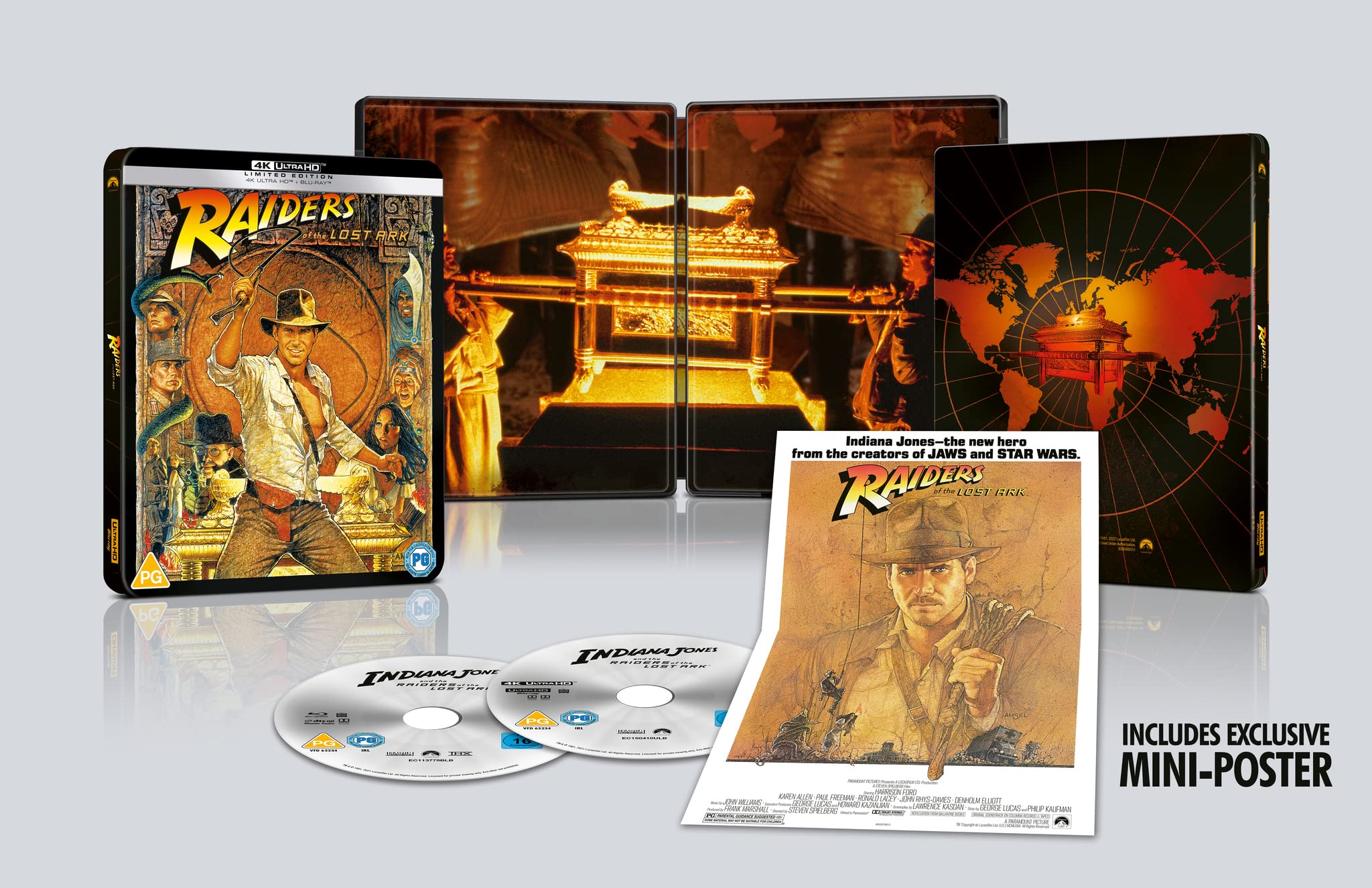 Raiders Of The Lost Ark - Steelbook Films