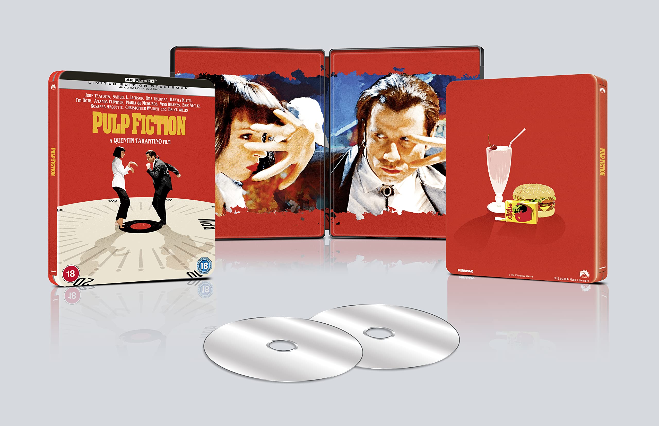 Pulp Fiction 4K UHD Steelbook Films
