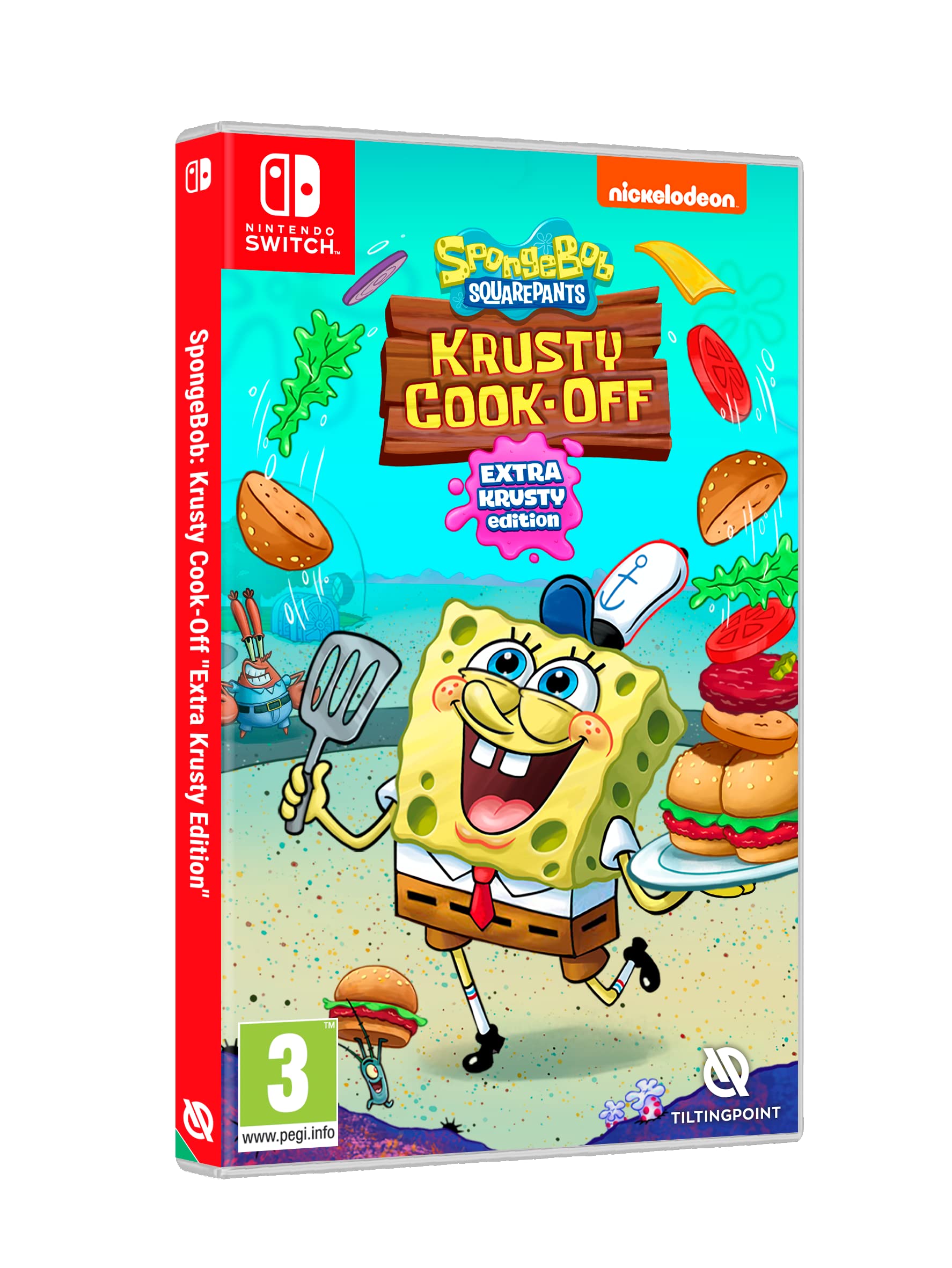 SpongeBob Schwammkopf Küche aus Folie – extra knusprige Edition Nintendo Switch