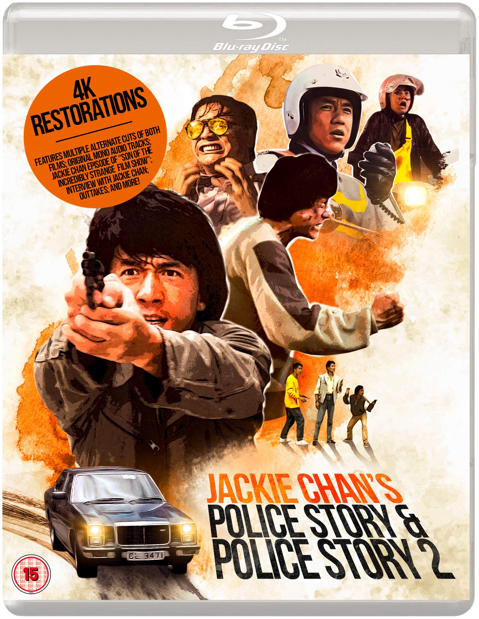JACKIE CHAN’S POLICE STORY & POLICE STORY 2 (Eureka Classics) 2-Disc Blu-ray Movies