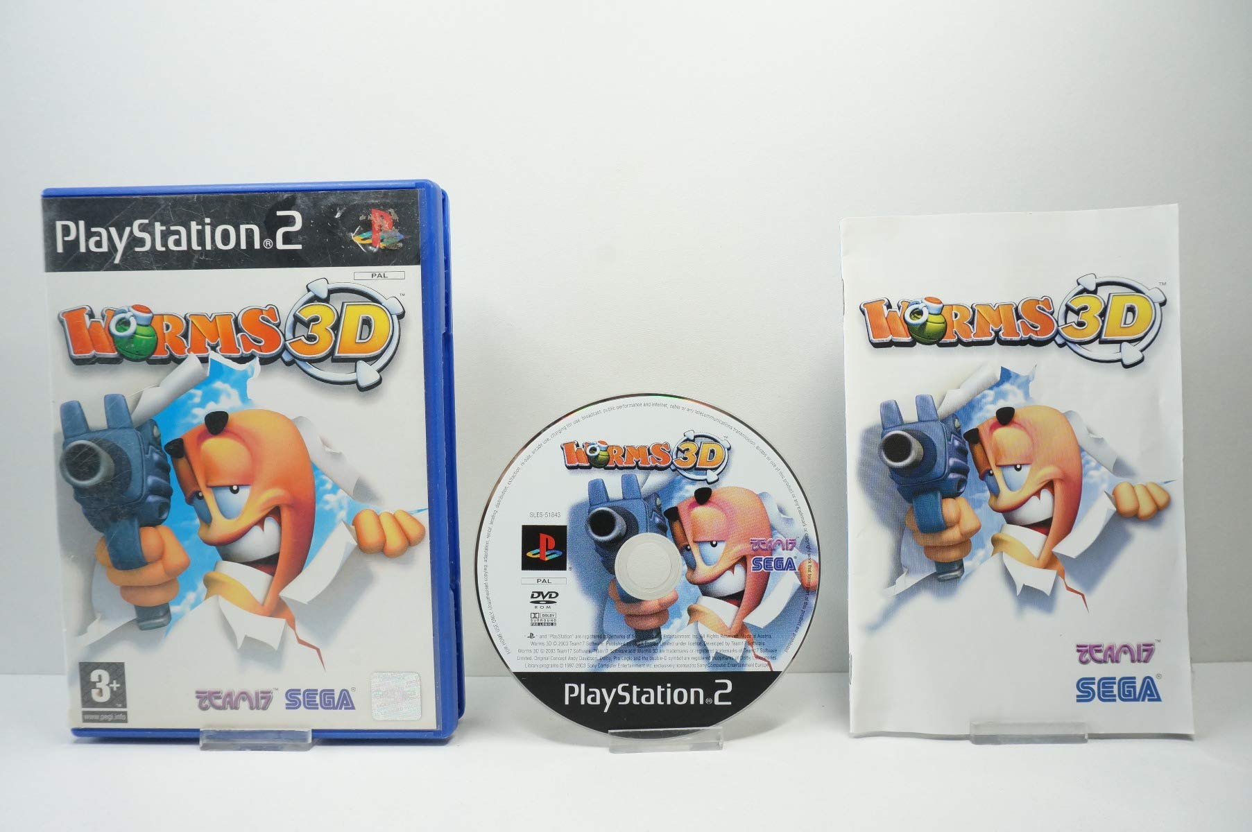 Worms 3D (Ps2) - Very Good Condition Games