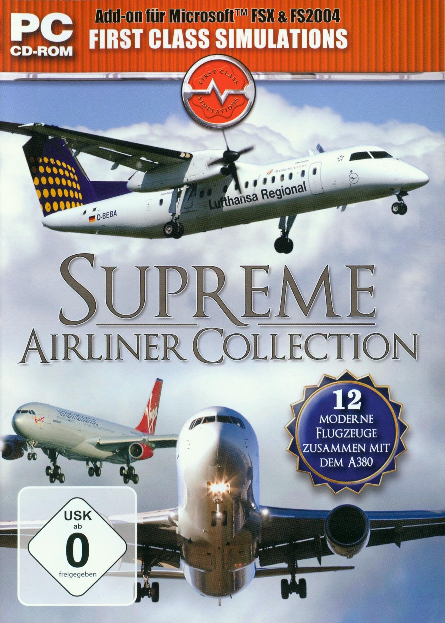 Flight Simulator X - Supreme Airliner Collection (Add on für Microsoft FSX & FS2004) PC