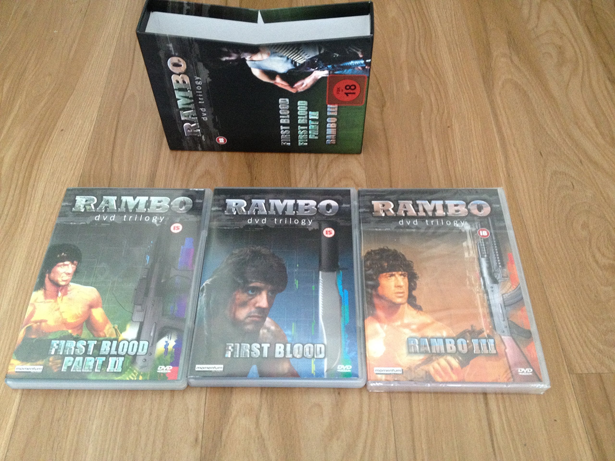 RAMBO Die Triology * DVD Set in Box Films