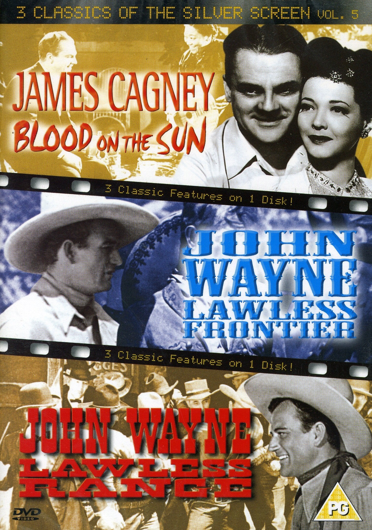 3 Classics Of The Silver Screen - Vol. 5 - Lawless Range / Lawless Frontier / Blood On The Sun Films