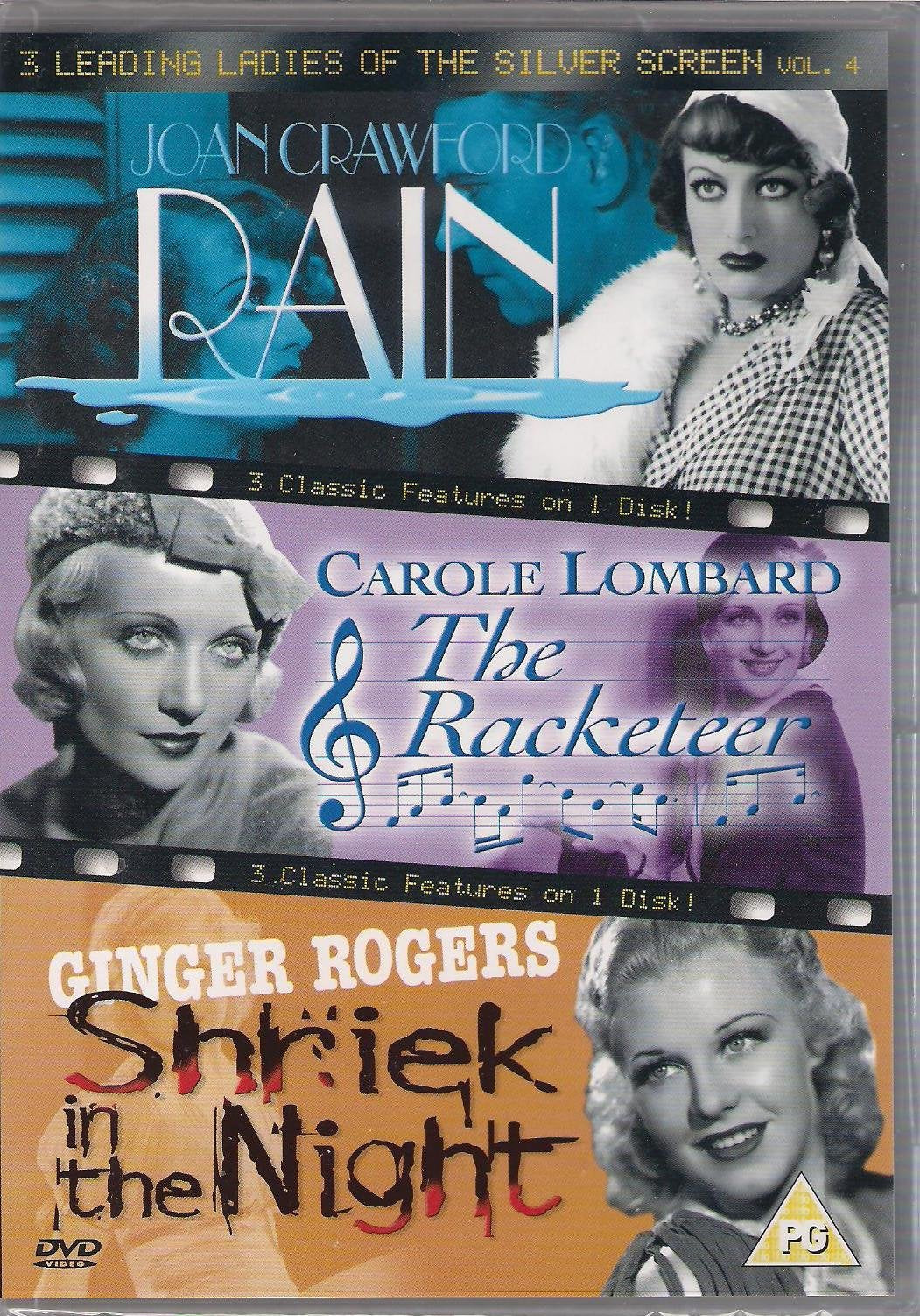 Rain (1932) / The Racketeer (1929) / A Shriek in the Night (1933) Films