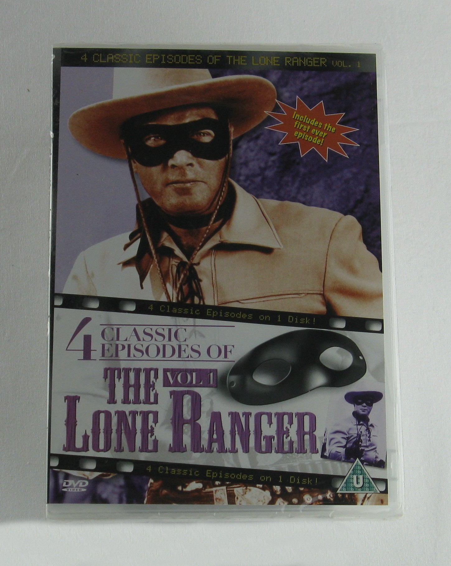 The Lone Ranger - 4 Classic Episodes - Vol. 1 - Enter The Lone Ranger / The Lone Ranger Fights On / The Lone Ranger's Triumph / War Horse Movies