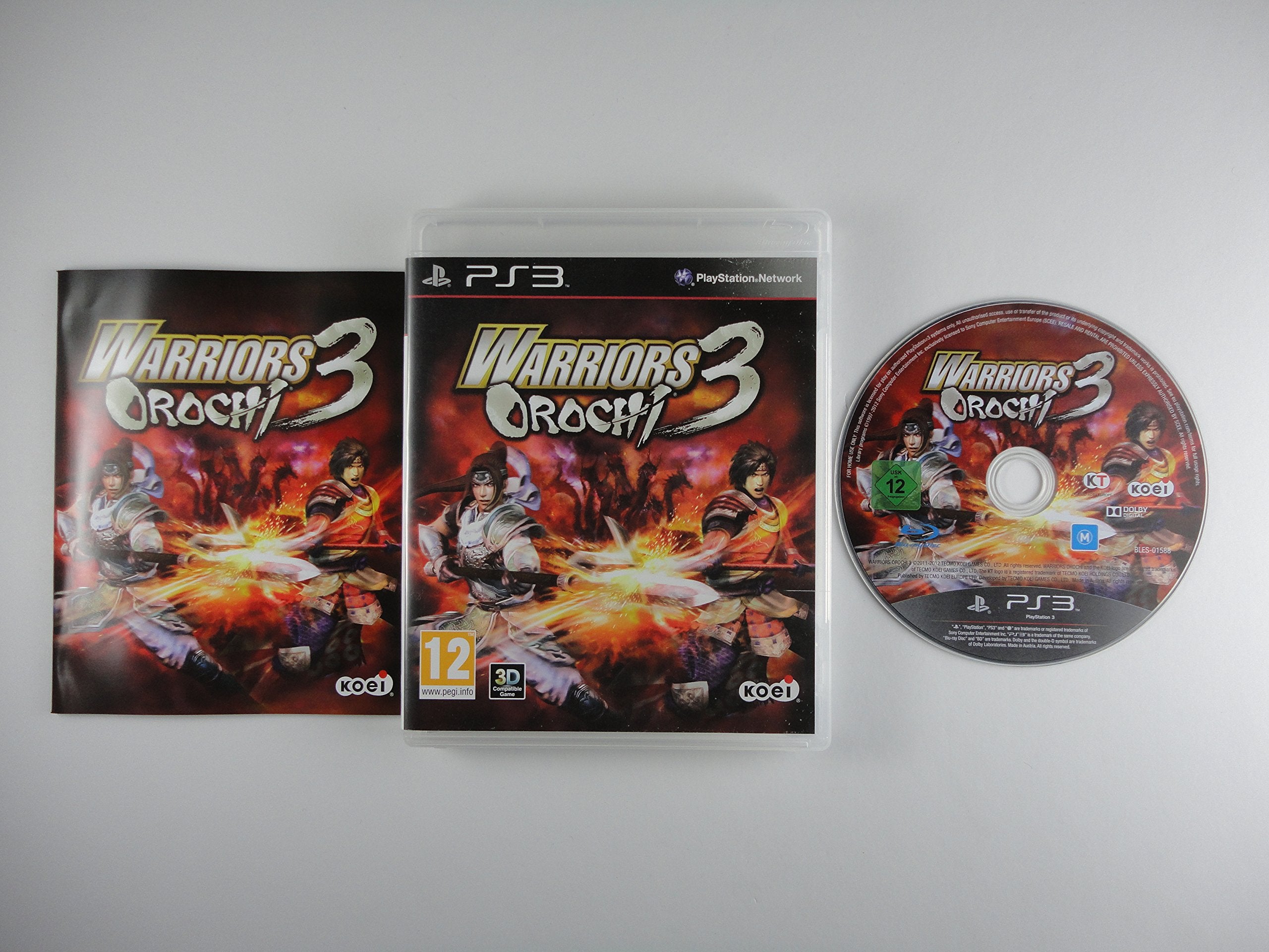 Warriors Orochi 3 Game PlayStation 3