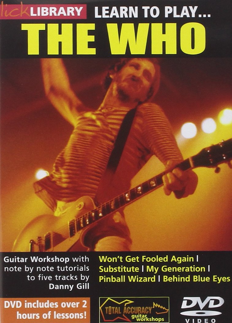 Roadrock International Lick Library: Learn To Play The Who DVD dvd