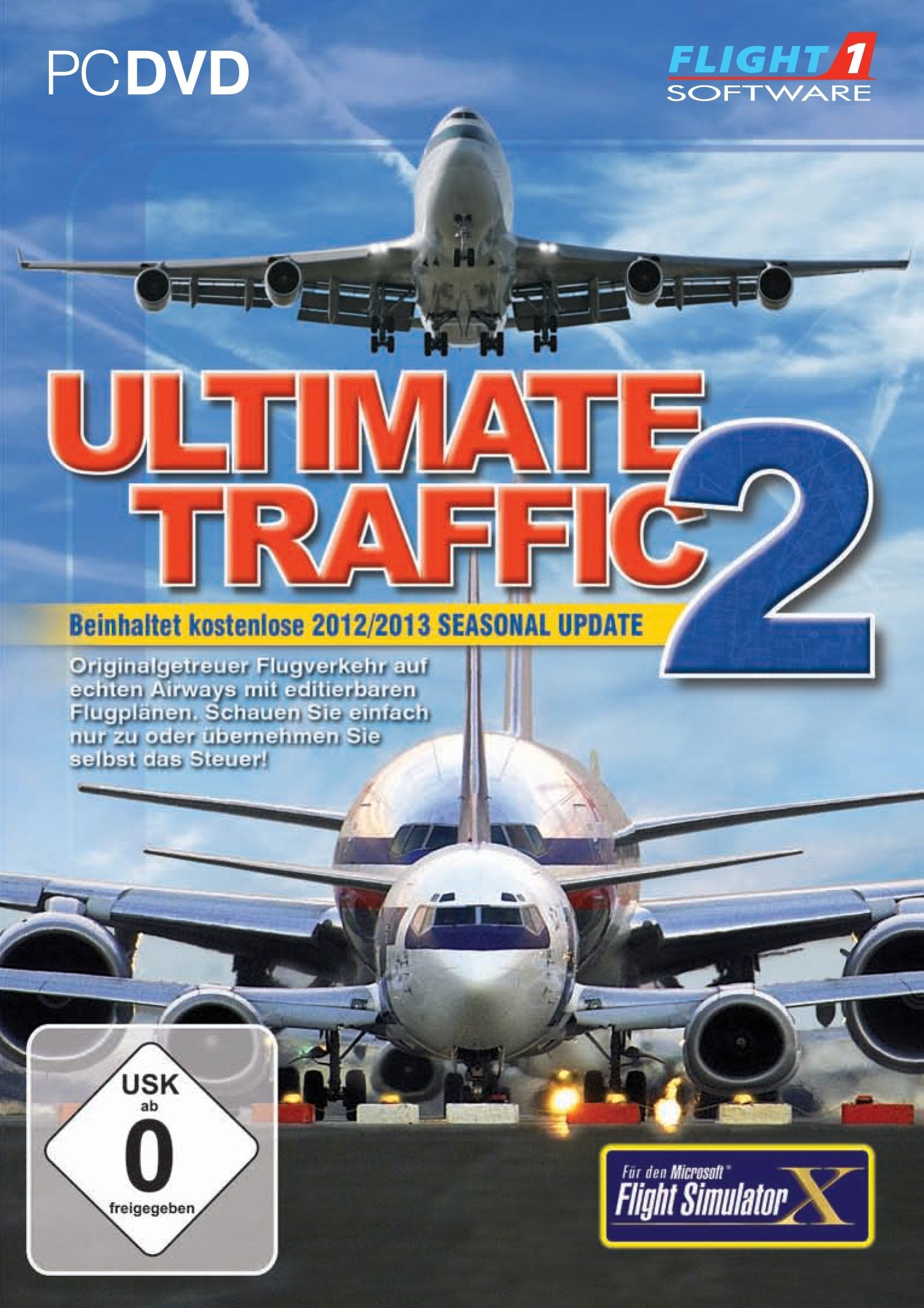 Ultimate Traffic 2 - 2013 Edition (Add - On für Flight Simulator X) - PC
