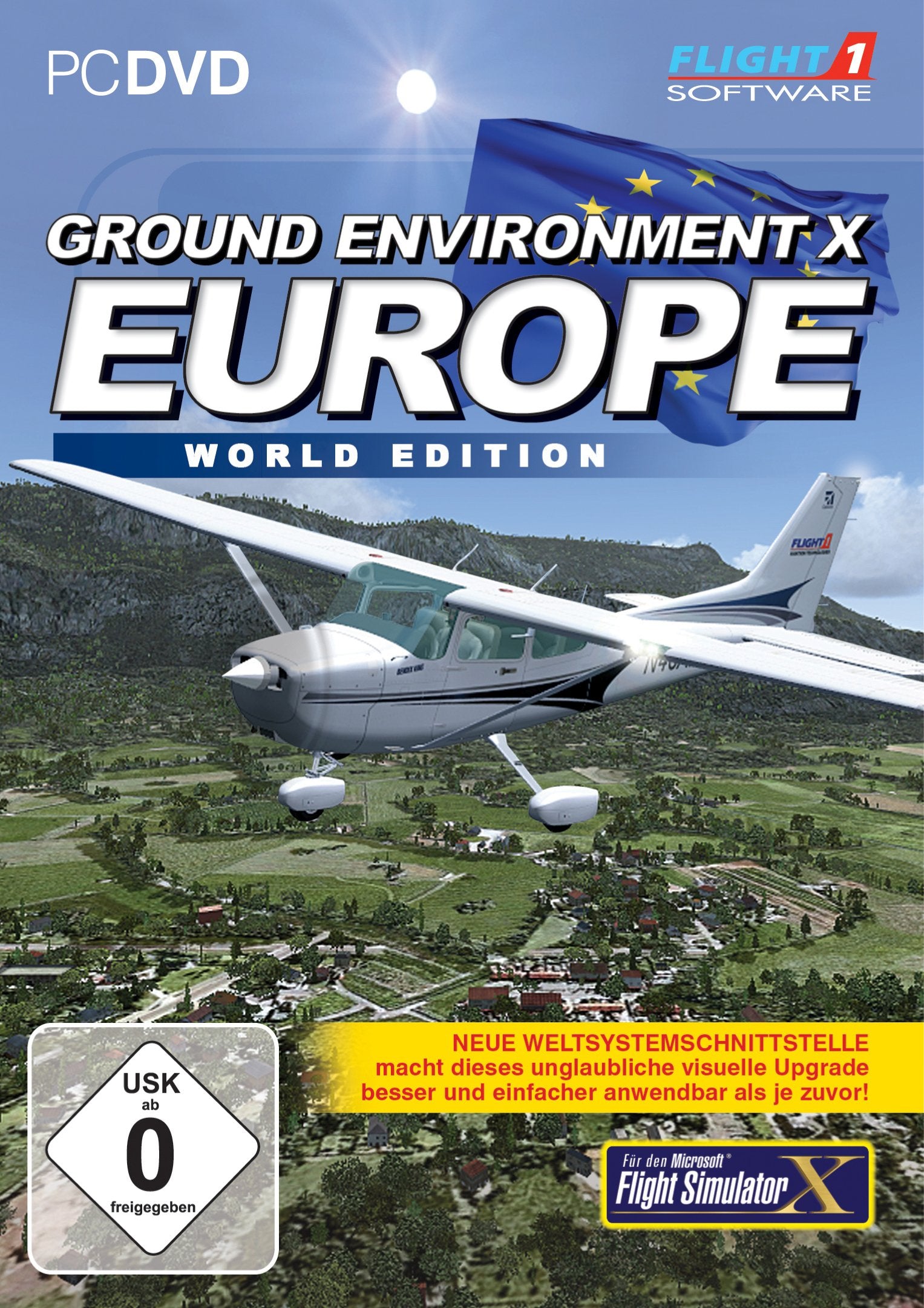 Ground Enviroment X: Europe World Edition (für Flight Simulator X) - PC