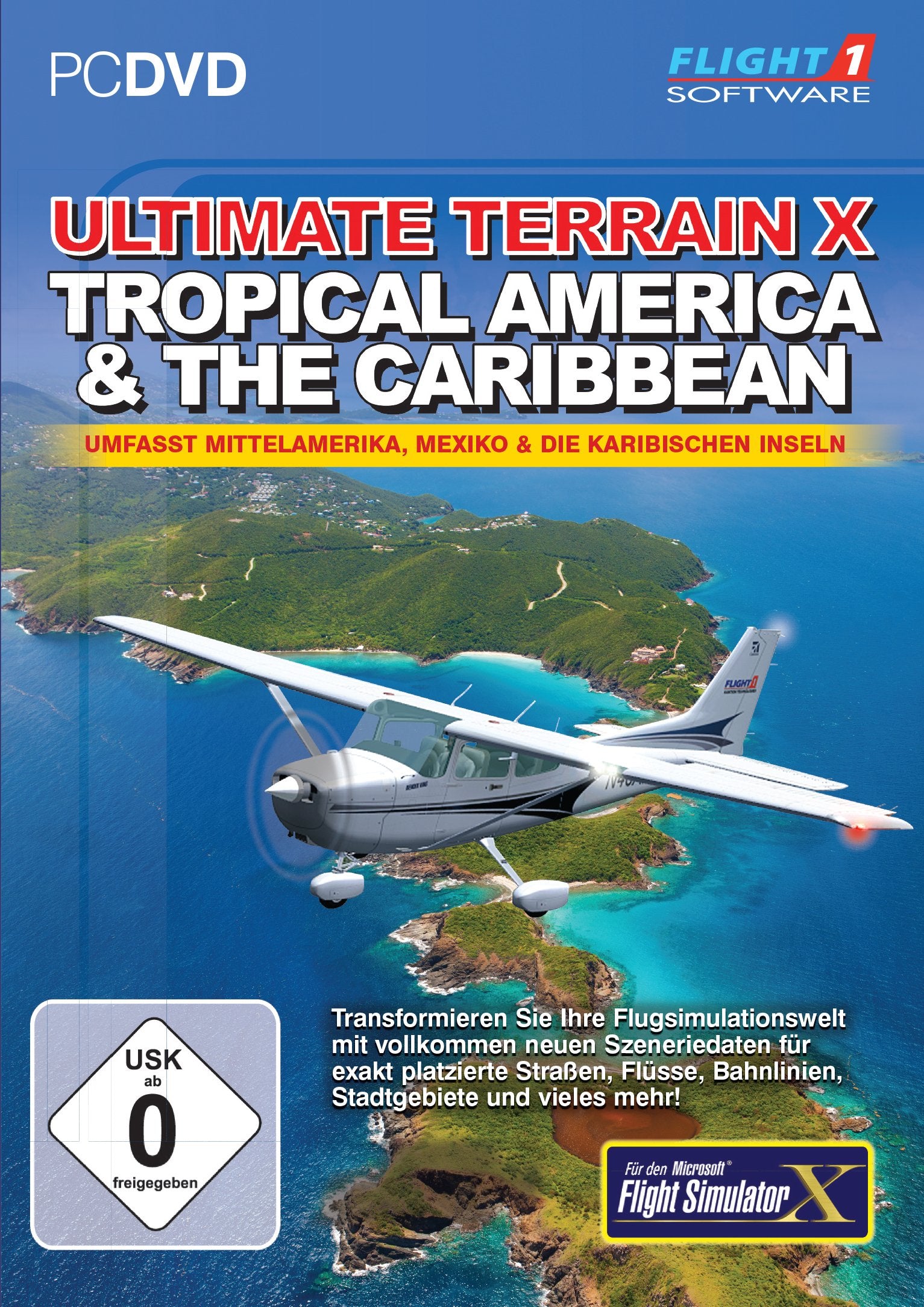 Flight Simulator X - Ultimate Terrain X: Tropical America & The Caribbean (Add - On) - PC
