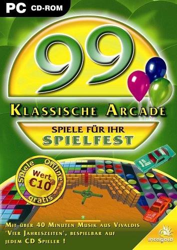 99 klassische Arcadespiele für Ihr Spielfest PC