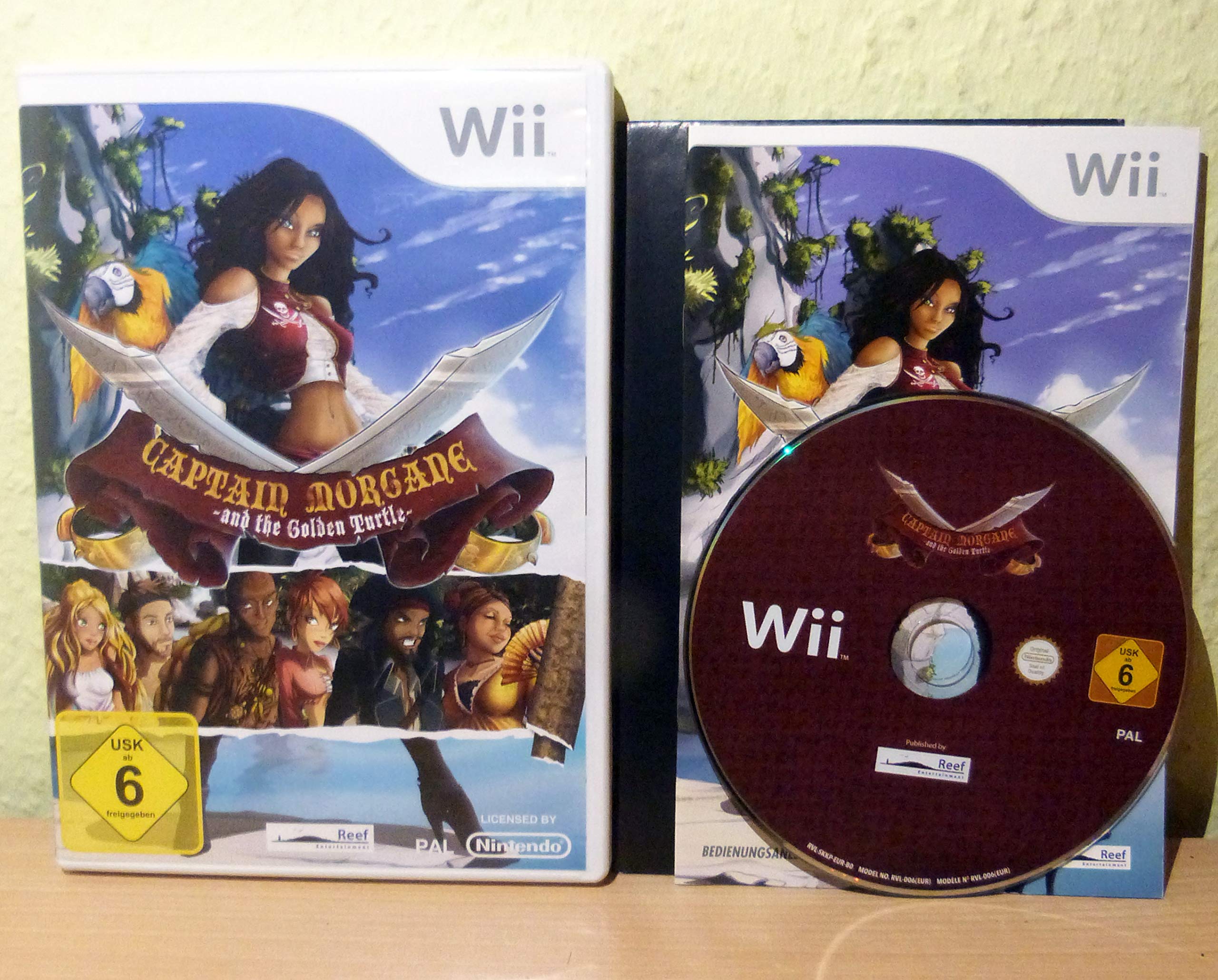 Captain Morgane and the Golden Turtle Wii