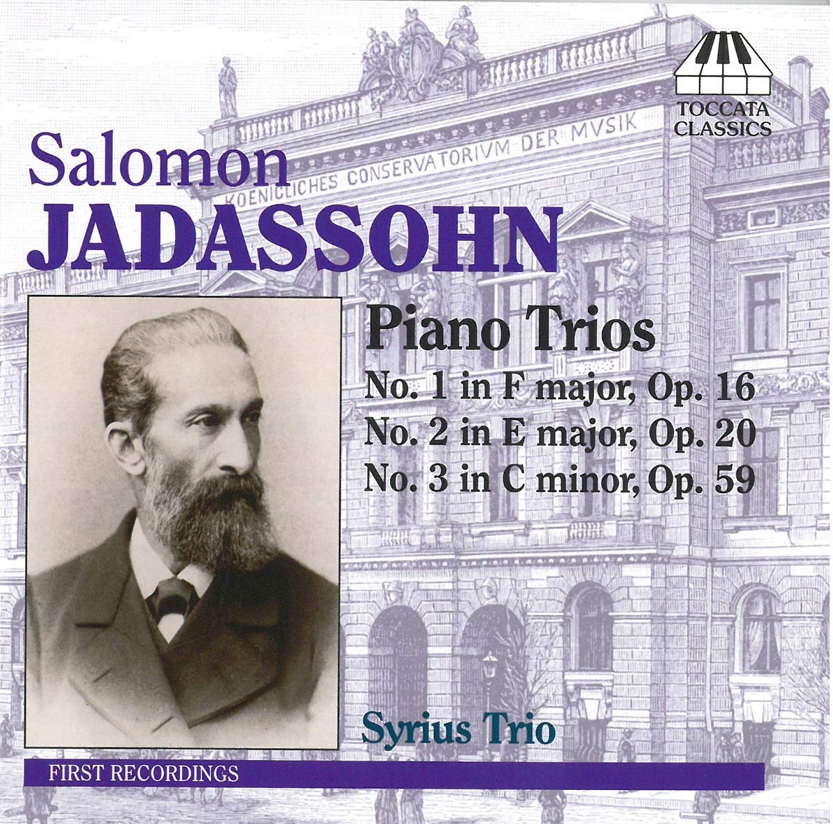 Jadassohn Piano Trios 1-3 Classical