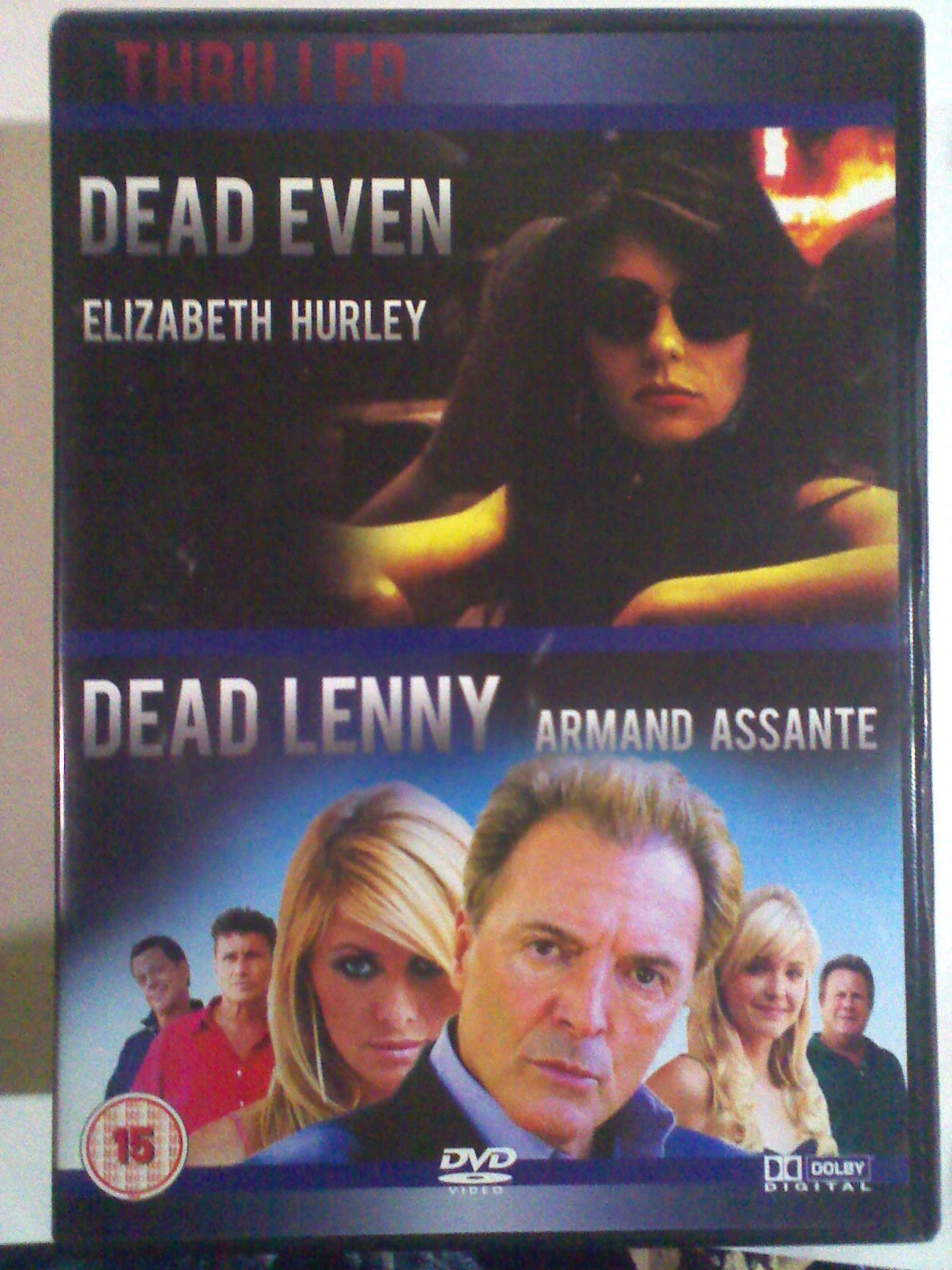 DEAD EVEN + DEAD LENNY elizabeth hurley/armand assante - 2 Thriller movies DVD Movies
