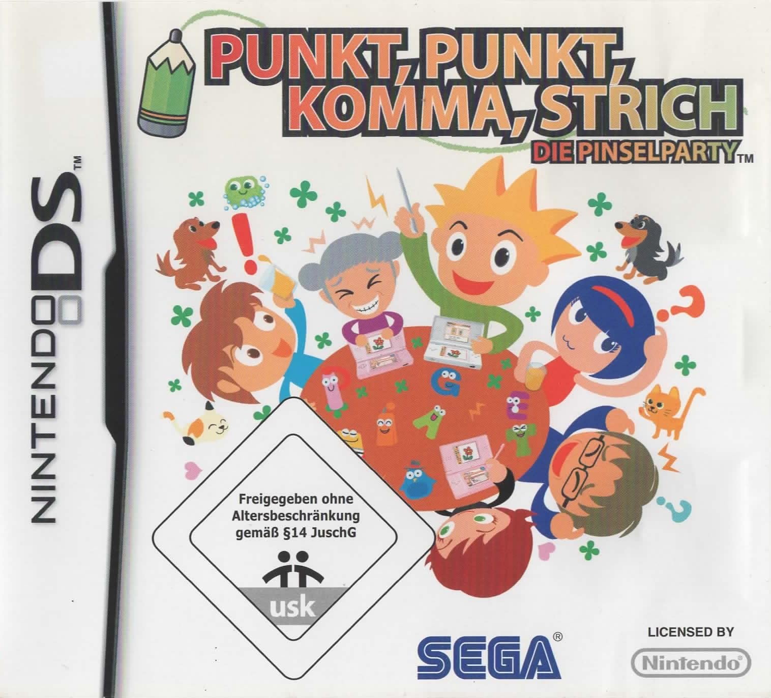 Punkt, Punkt, Komma, Strich - Die Pinselparty Nintendo DS