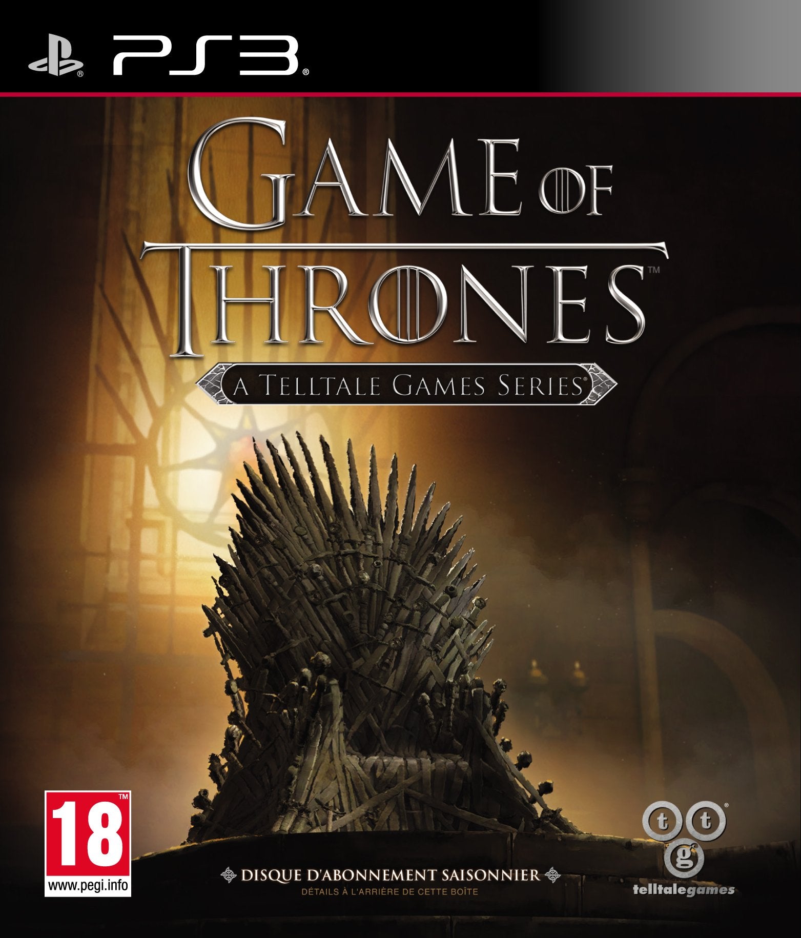 Game of Thrones : A Telltale games series PlayStation 3